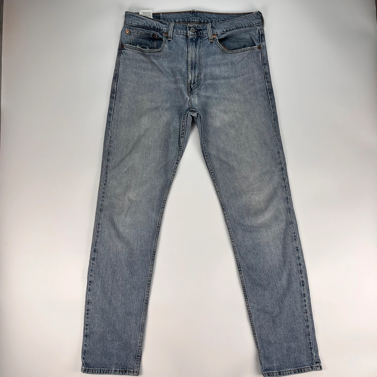 Levis 502 Jeans Mens W34 L34 Blue Regular Fit Denim Trousers Premium 100% Cotton