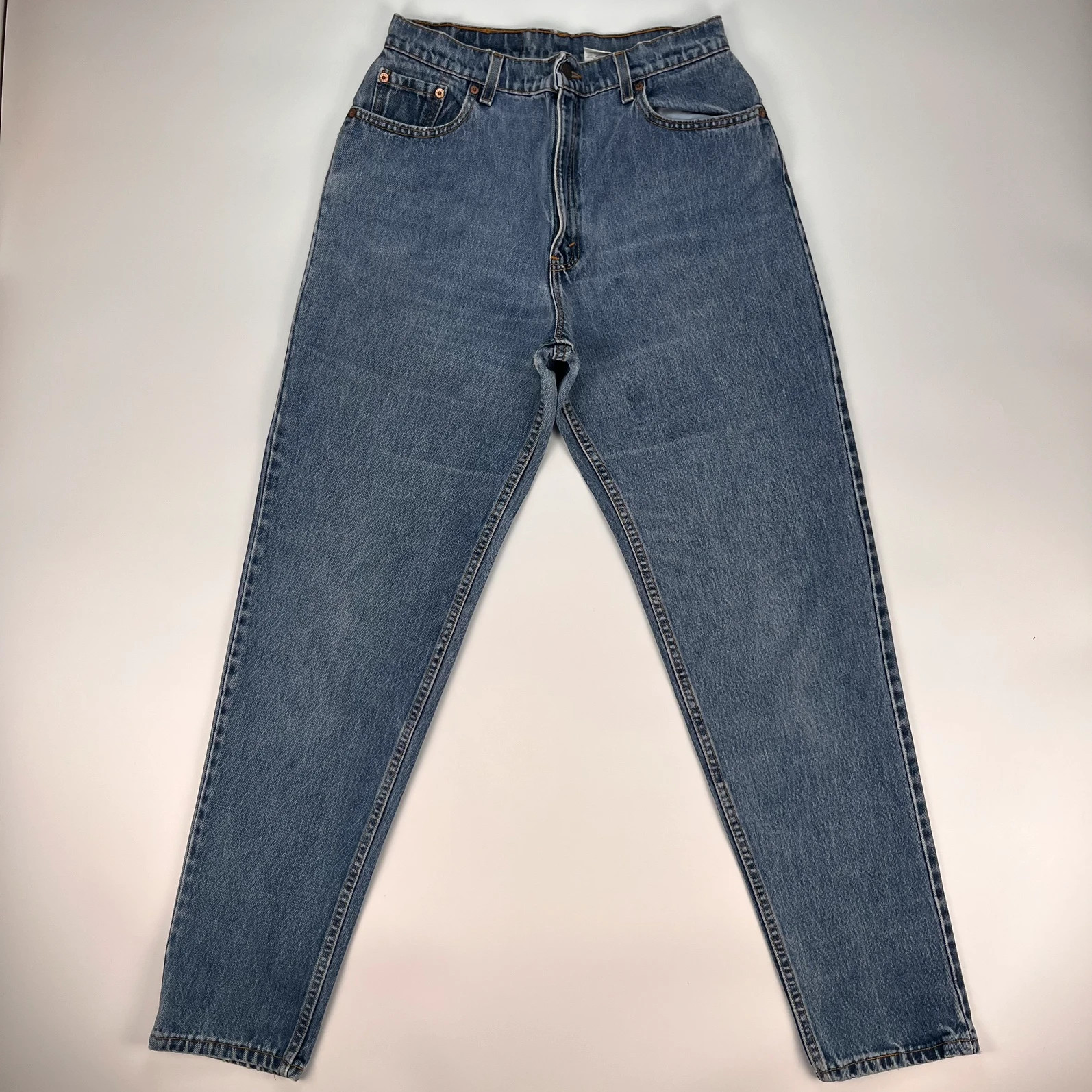 Levis 551 Jeans Women’s 12 Long Blue Denim Trousers