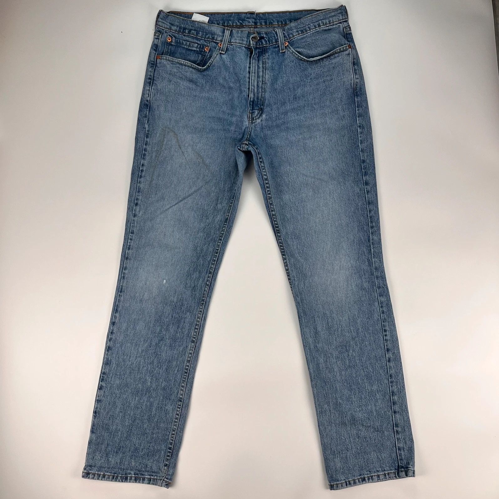 Levis 514 Jeans Mens W36 L32 Blue Regular Fit Denim Trousers Premium 100% Cotton