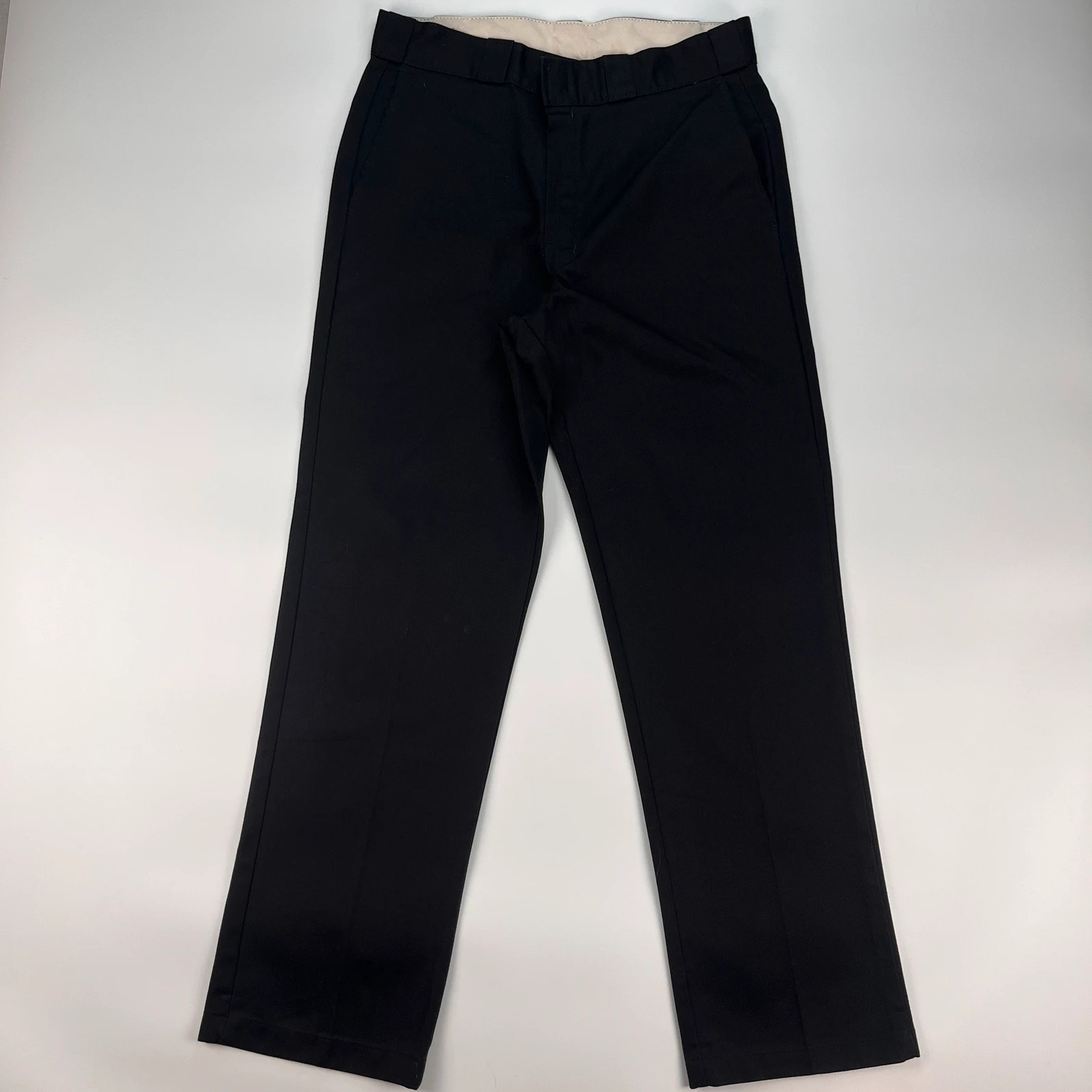 Dickies Chino Trousers Men’s W33 L32 Black Straight Fit Workwear Utility Pant
