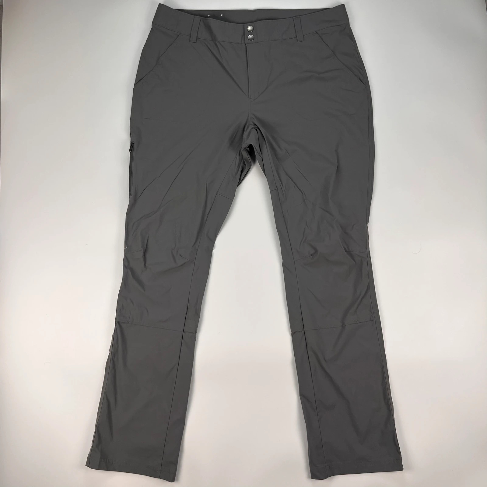Columbia Trousers Womens 18 W38L33 Grey Omnishield Walking Hiking Fishing