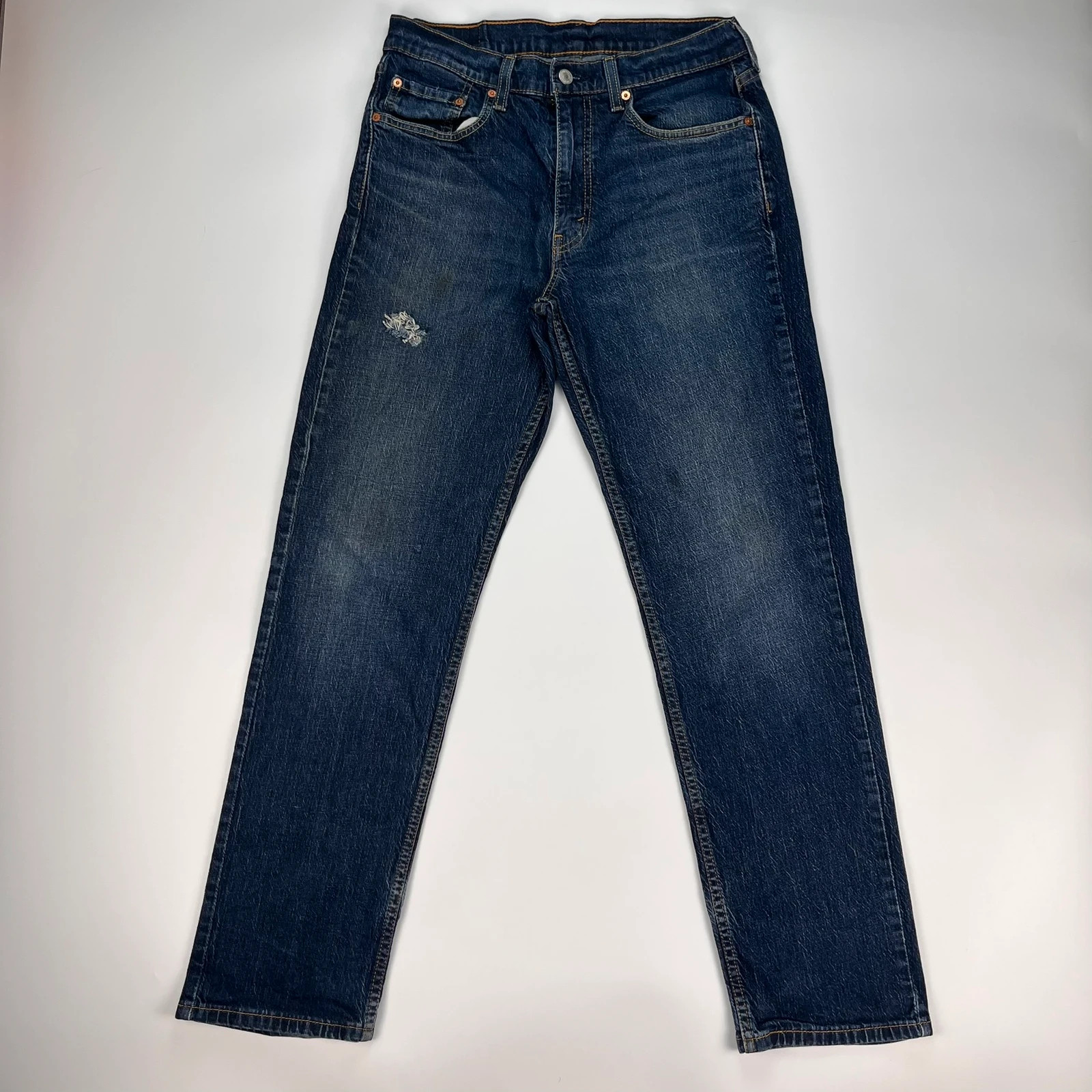 Levis 550 Jeans Mens W32 L32 Blue Regular Fit Denim Trousers