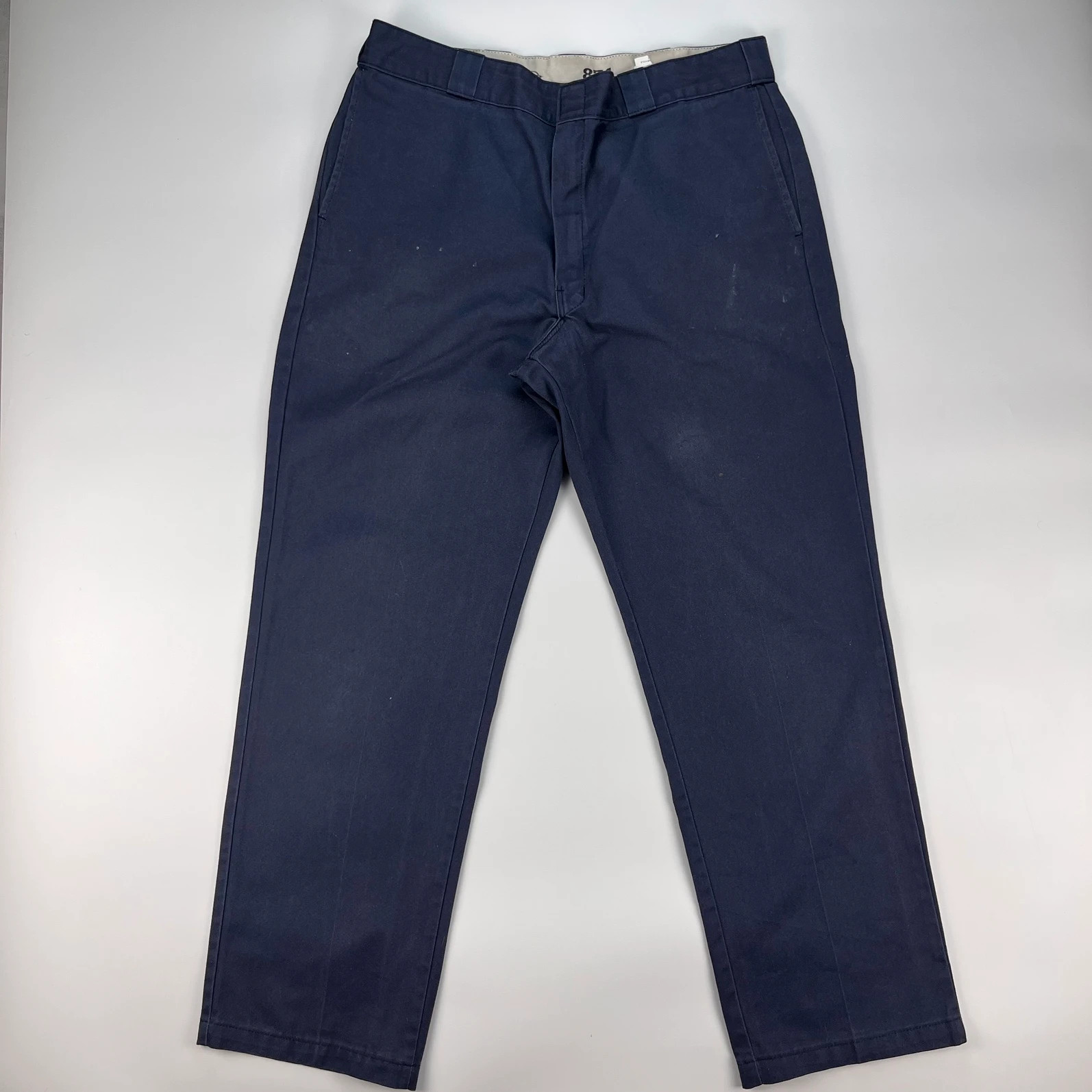 Dickies Chino Trousers Men’s W38 L32 Navy Straight Fit Workwear Utility Pant