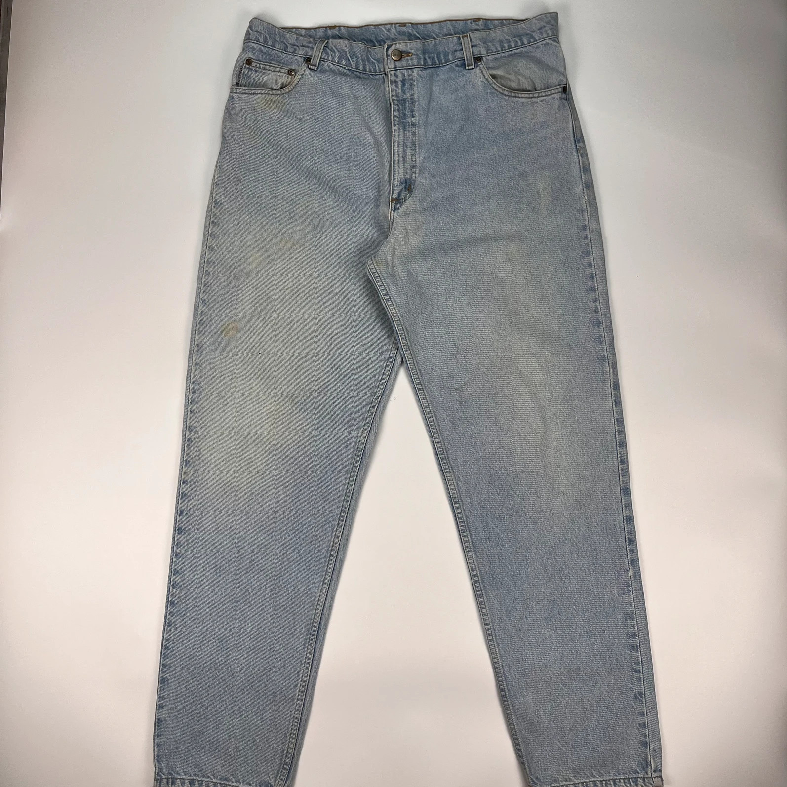 Carhartt Jeans Men’s W40 L34 Blue Straight Relaxed Workwear Trousers