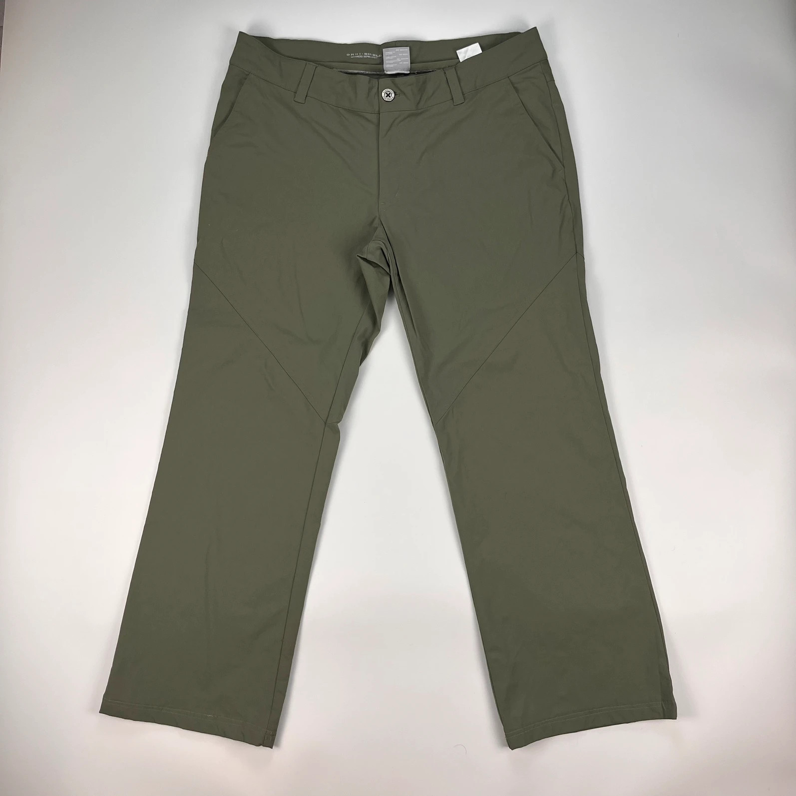 Columbia Trousers Womens 16 W36 L30 Green Omnishield Walking Hiking Fishing
