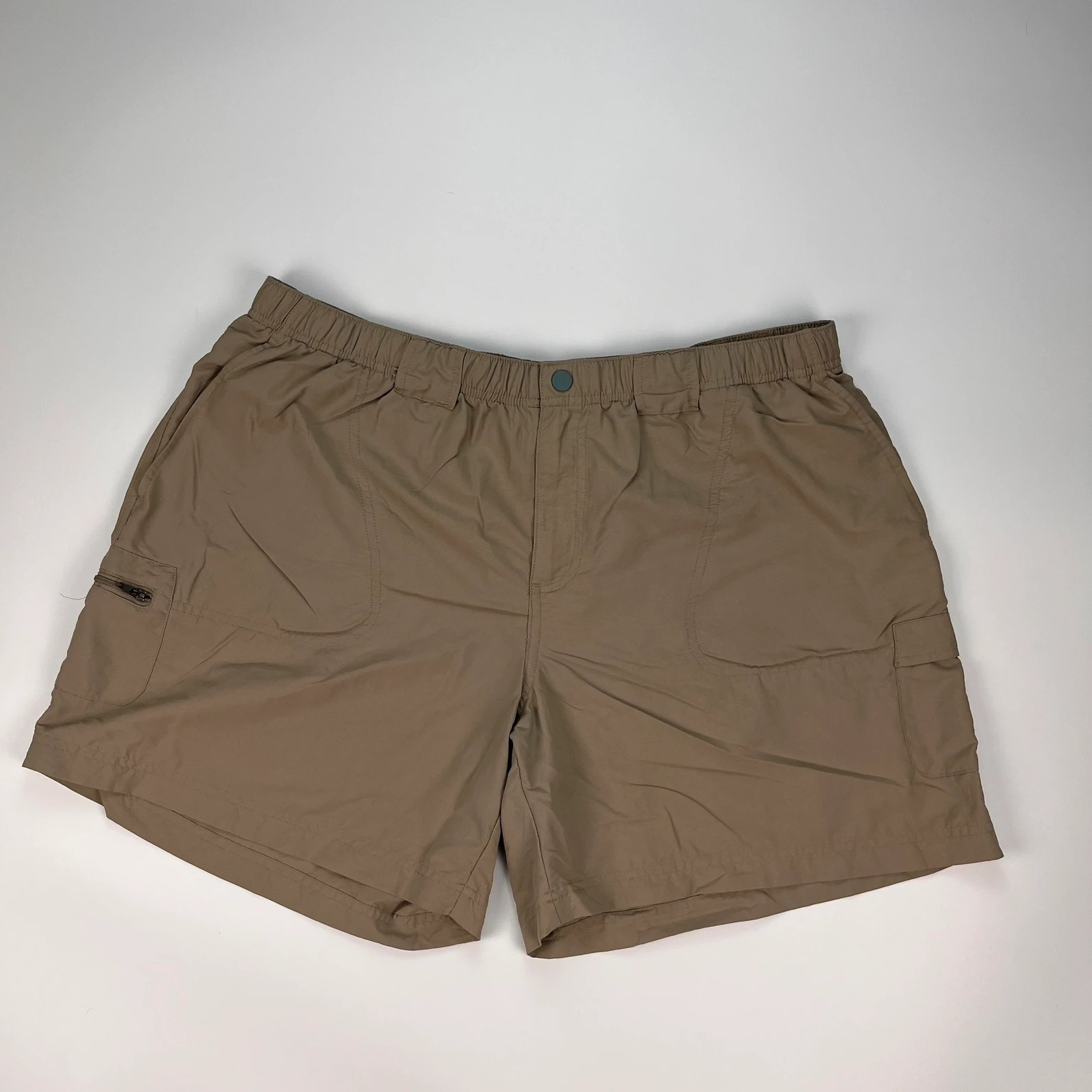 Columbia Shorts Women’s XL Khaki Utility Outdoor Walking Hiking Sports Mini