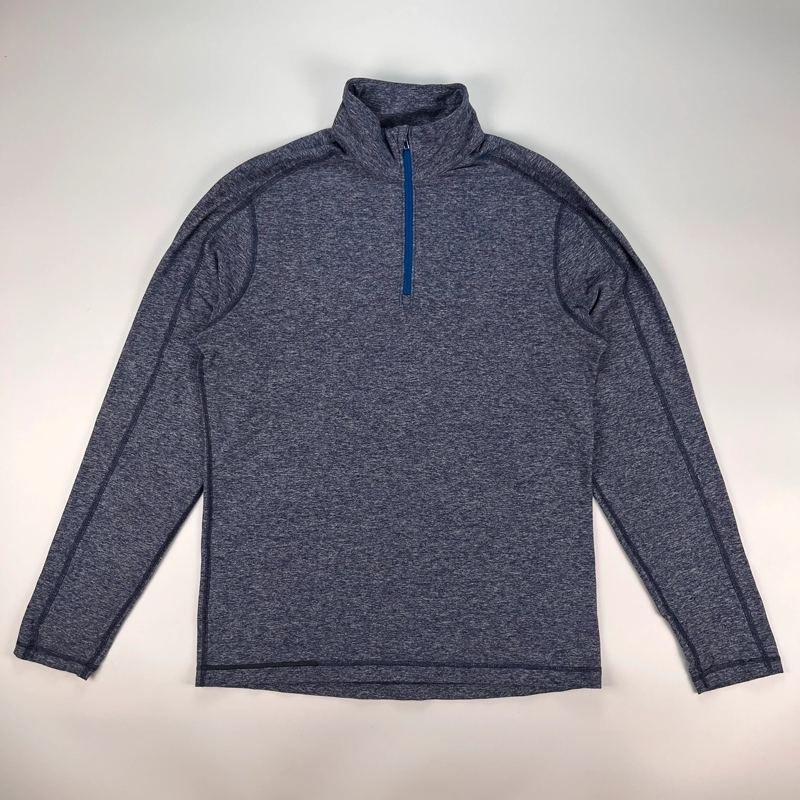 Lululemon Surge Warm 1/4 Zip Jumper Men Medium Navy Gym Running Pullover Sweater