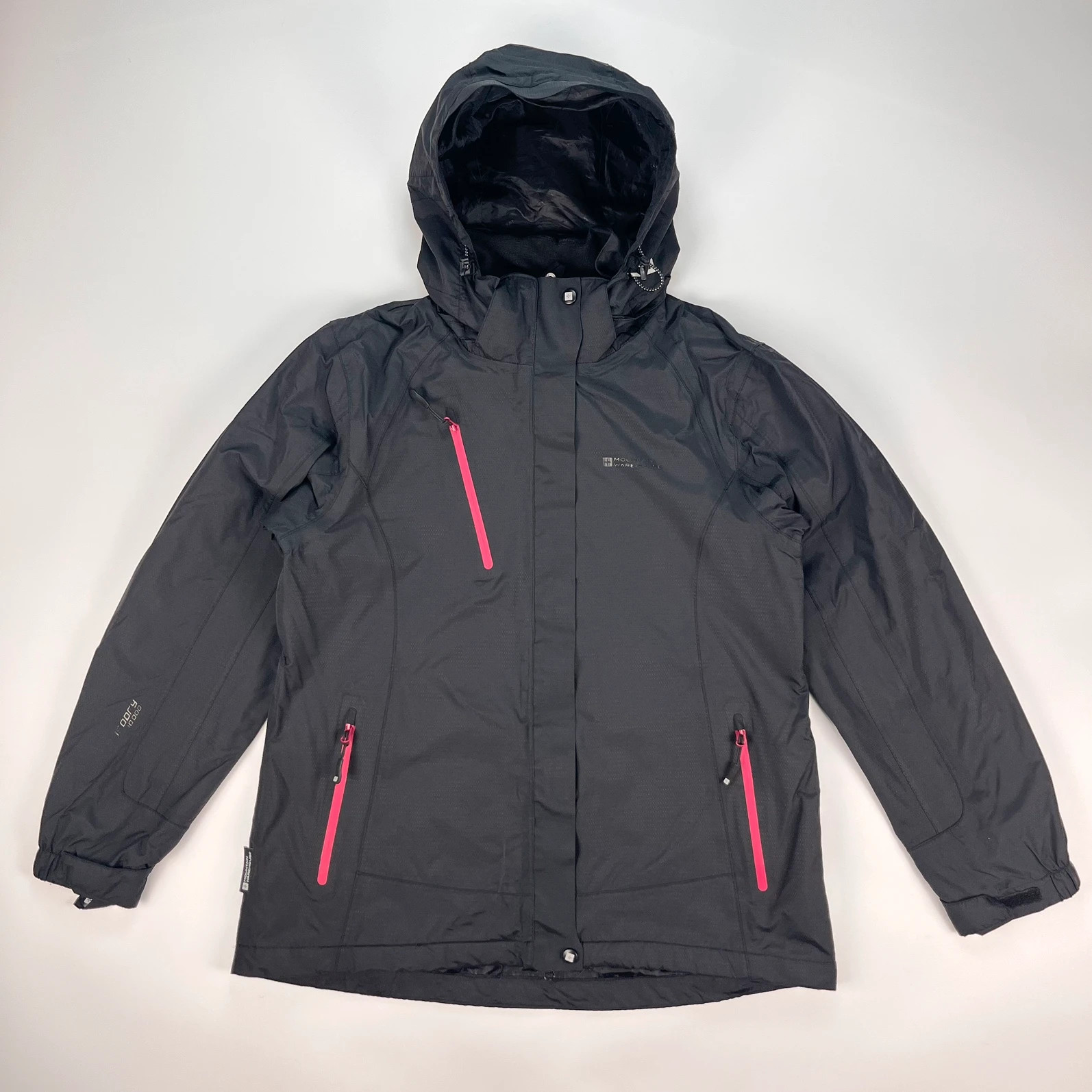 Mountain Warehouse Rain Coat Womens 14 Black Extreme ISODRY10000 Waterproof