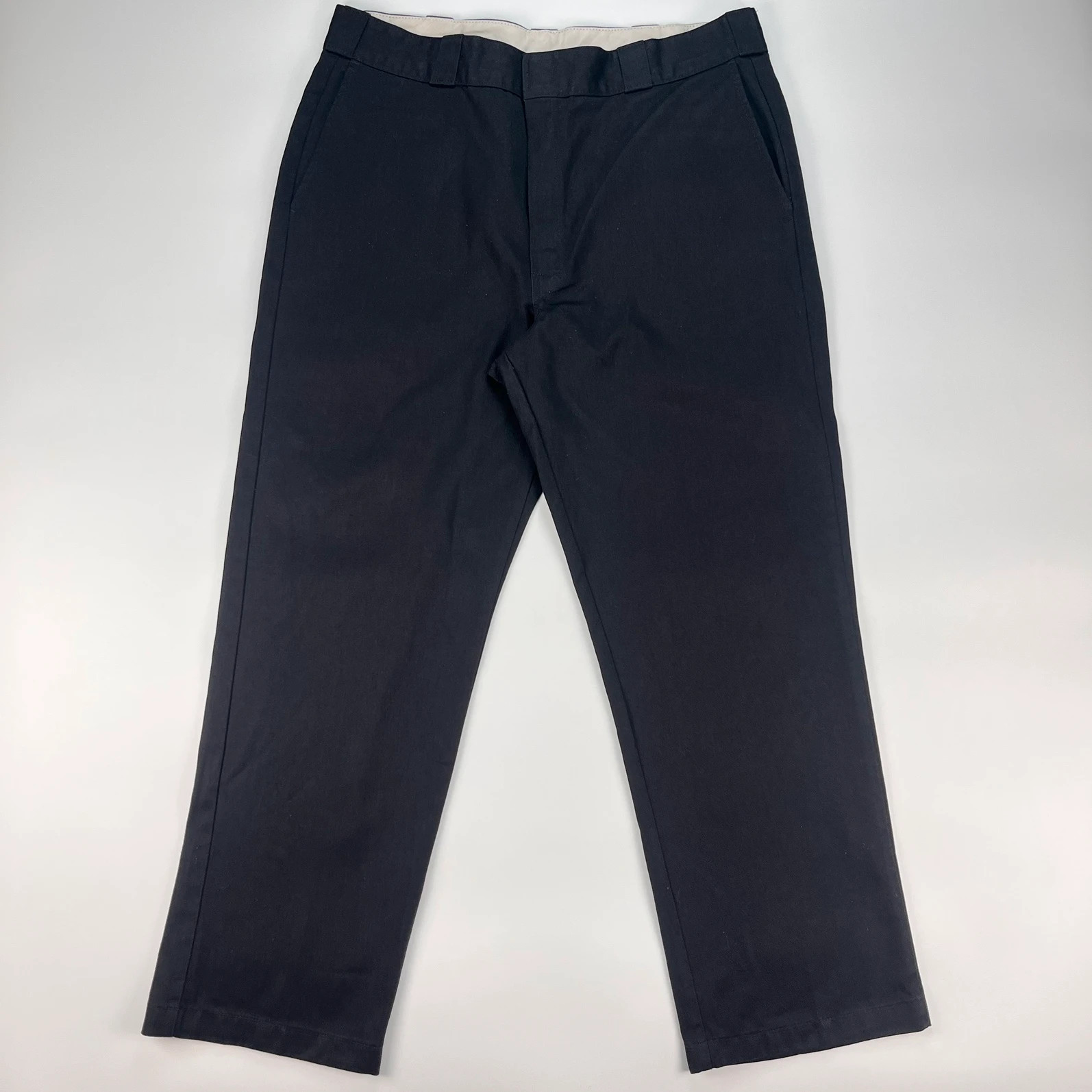 Dickies Chino Trousers Men’s W38 L30 Black Straight Fit Workwear Utility Pant