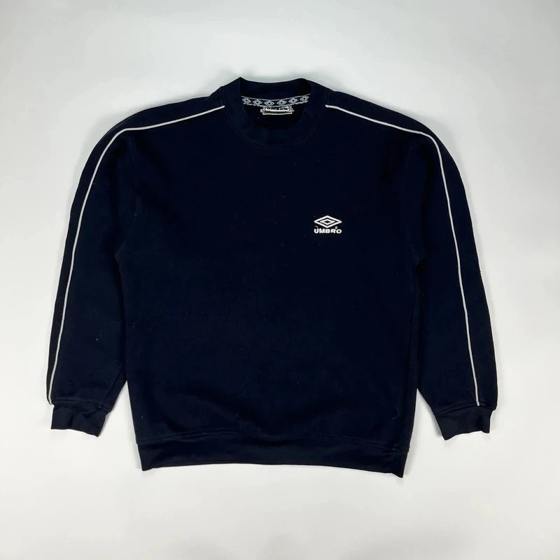 Umbro Sweatshirt Jumper Men’s Medium Black Vintage Y2K 00s