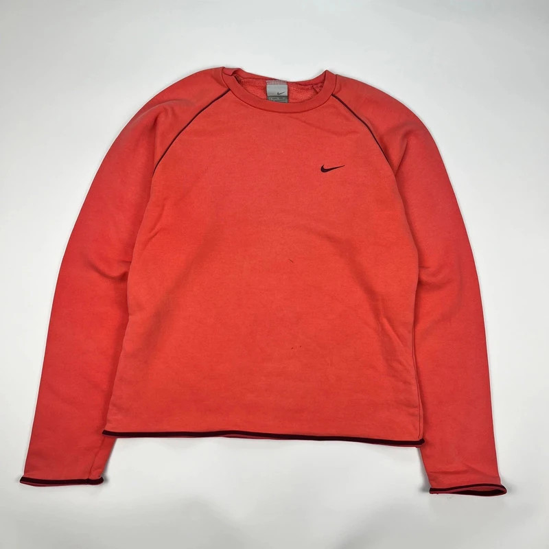 Vintage Nike Sweatshirt Jumper Womens XL Pink Retro Y2K 00s Pullover