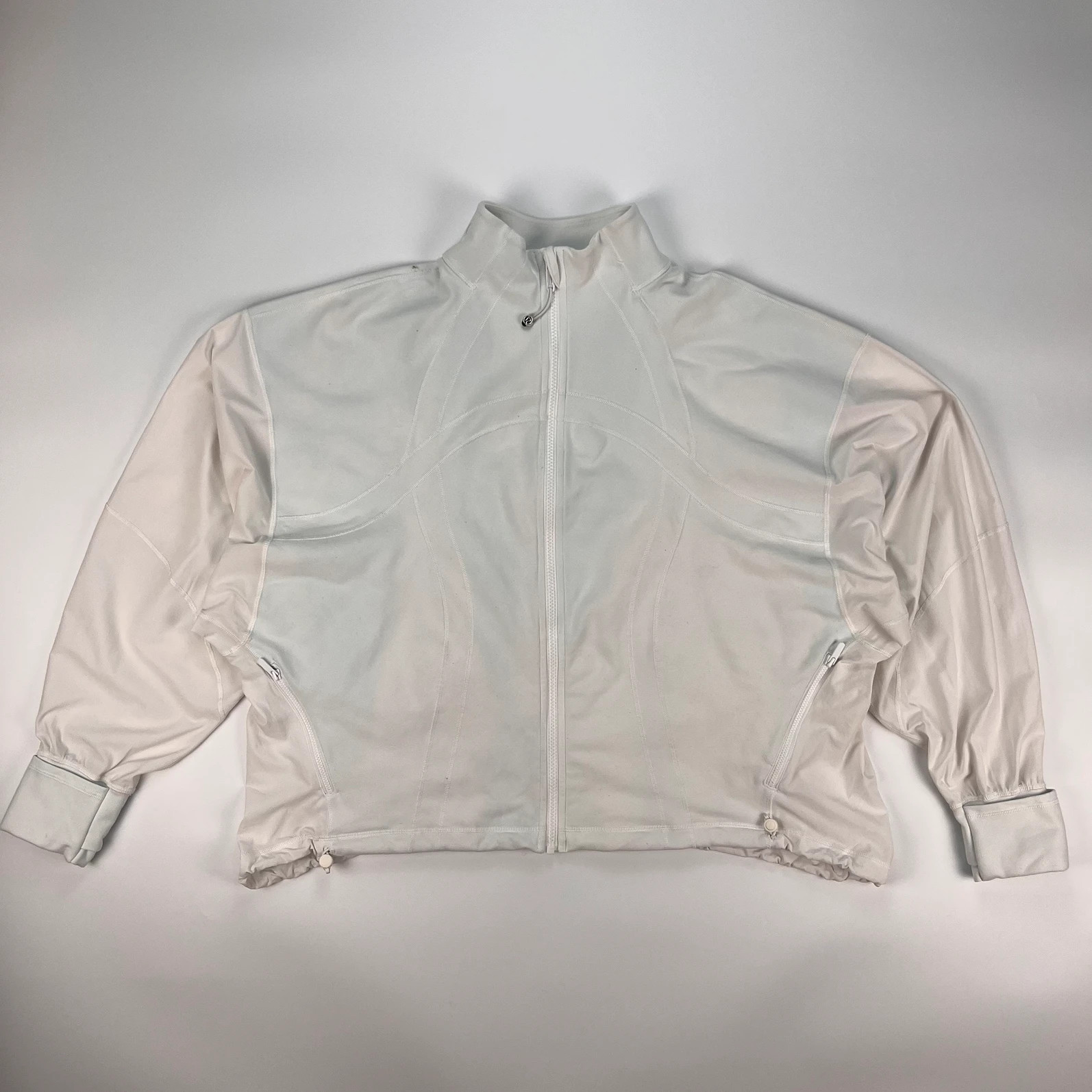 Lululemon Serve It Jacket Womens Women’s UK 14 US 10 White Activewear Tennis Gym