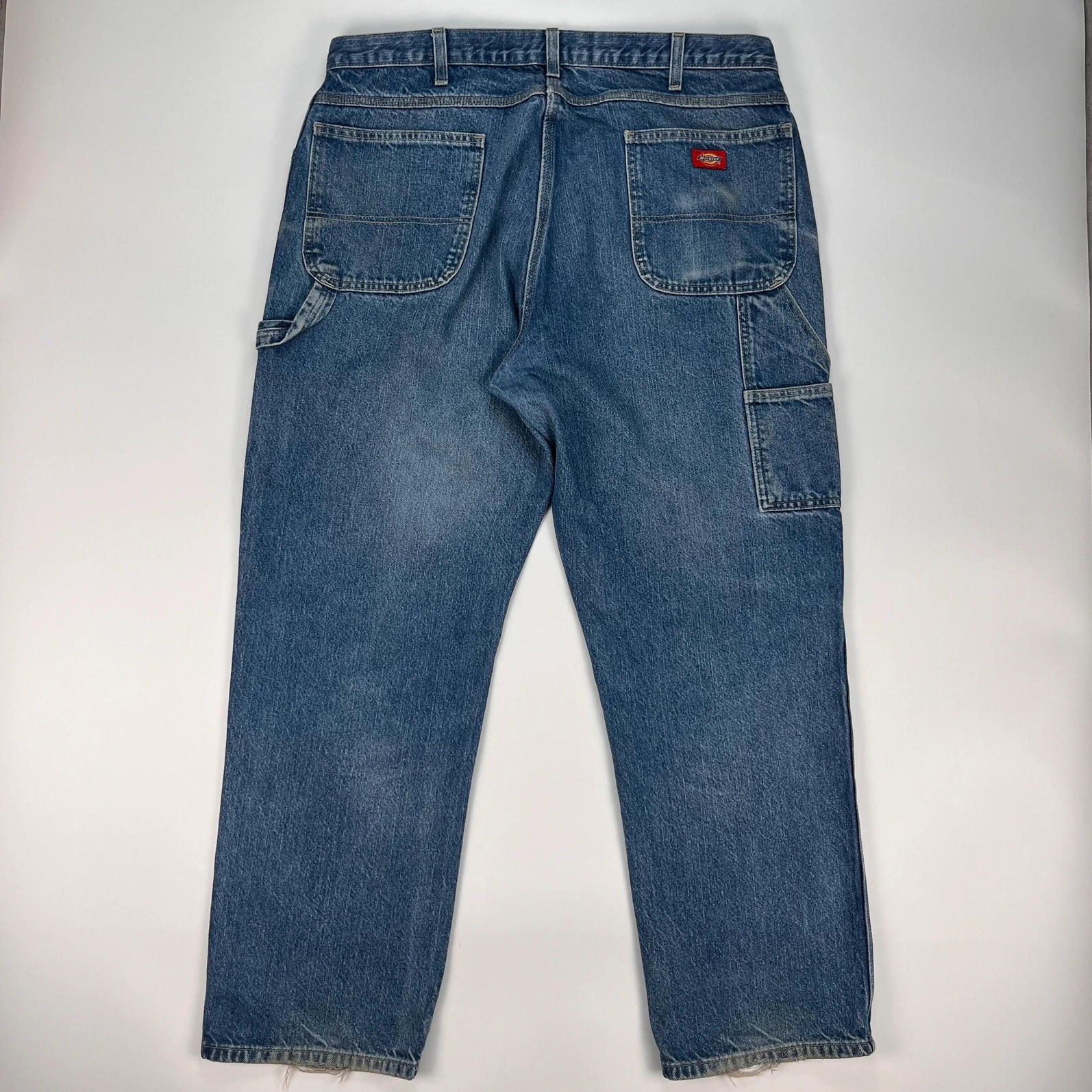 Dickies Carpenter Jeans Men’s W38 L32 Blue Baggy Straight Relaxed Workwear Pant