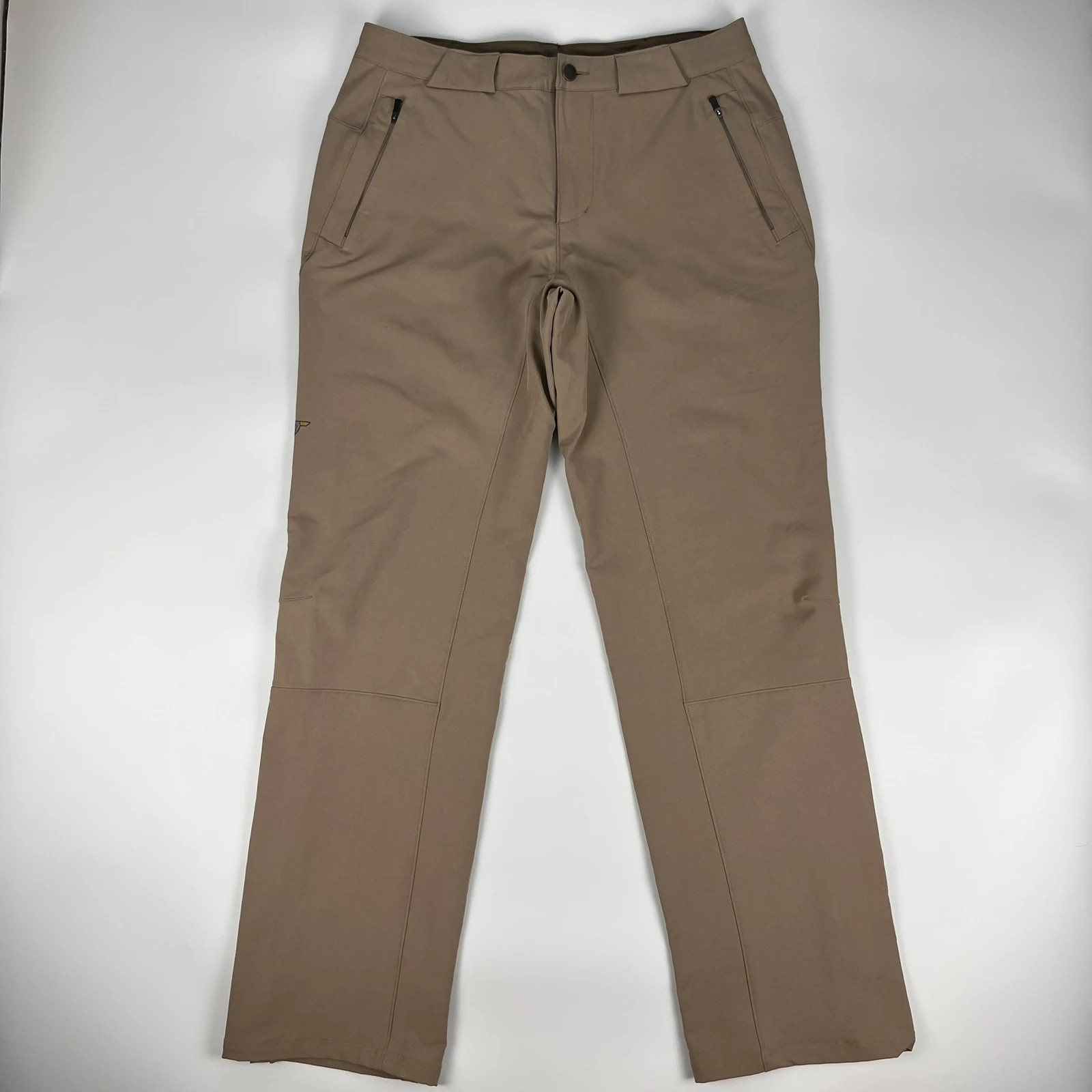 Columbia Trousers Mens W34 L34 Beige Titanium Titan Peak Lined Walking Hiking