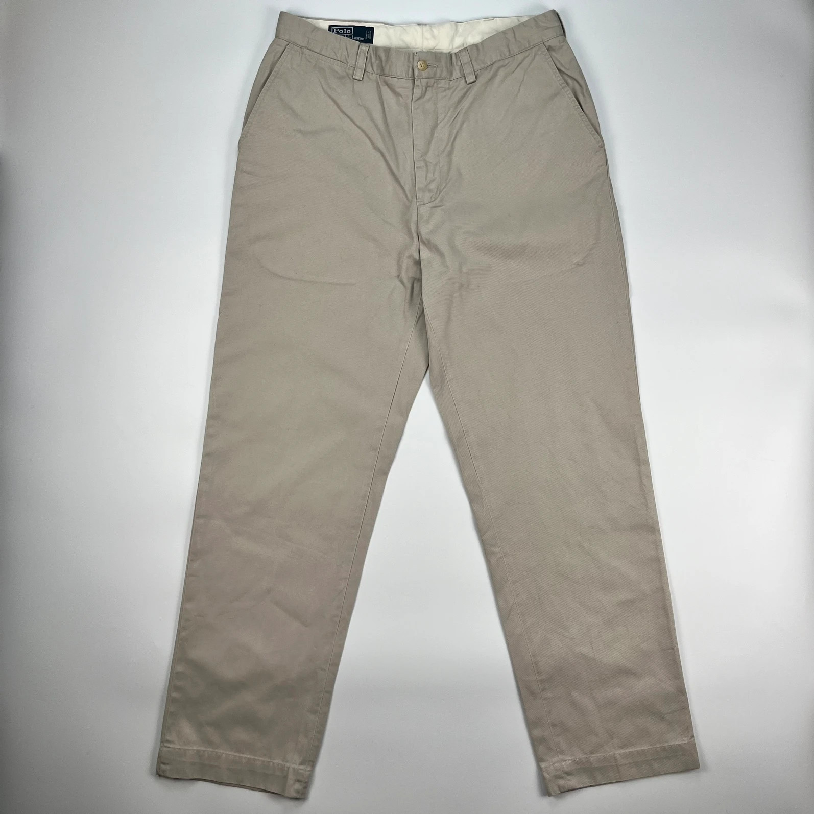 Ralph Lauren Chino Men’s W34 L32 Beige Classic Prospect Pant Cotton Trousers