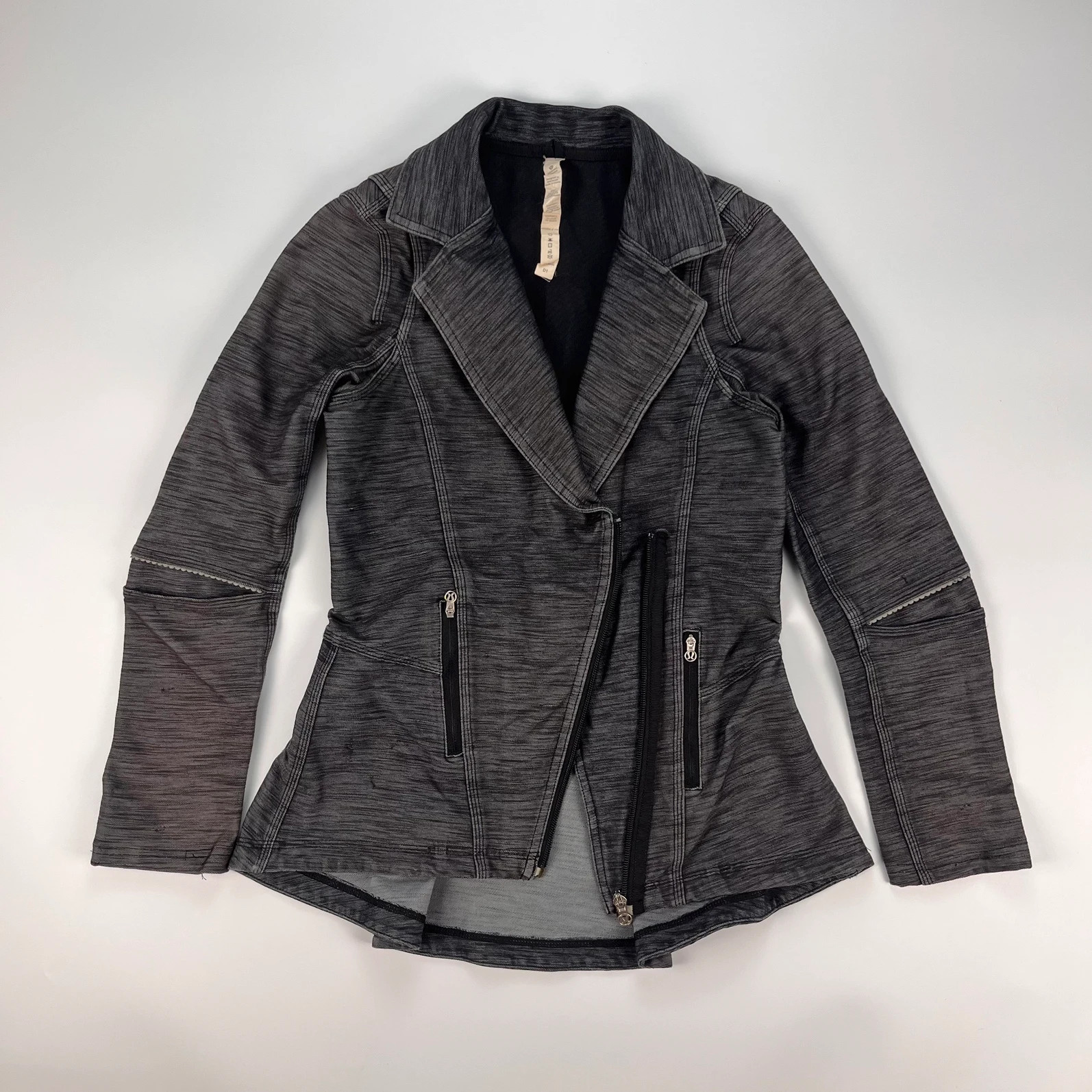 Lululemon Ride On Blazer Jacket Women’s UK8 US4 Grey In Profile