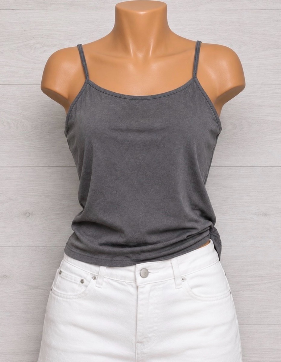 Aerie women’s Grey Cotton Cami Top | Size: large(US) / 12-14uk | US brand