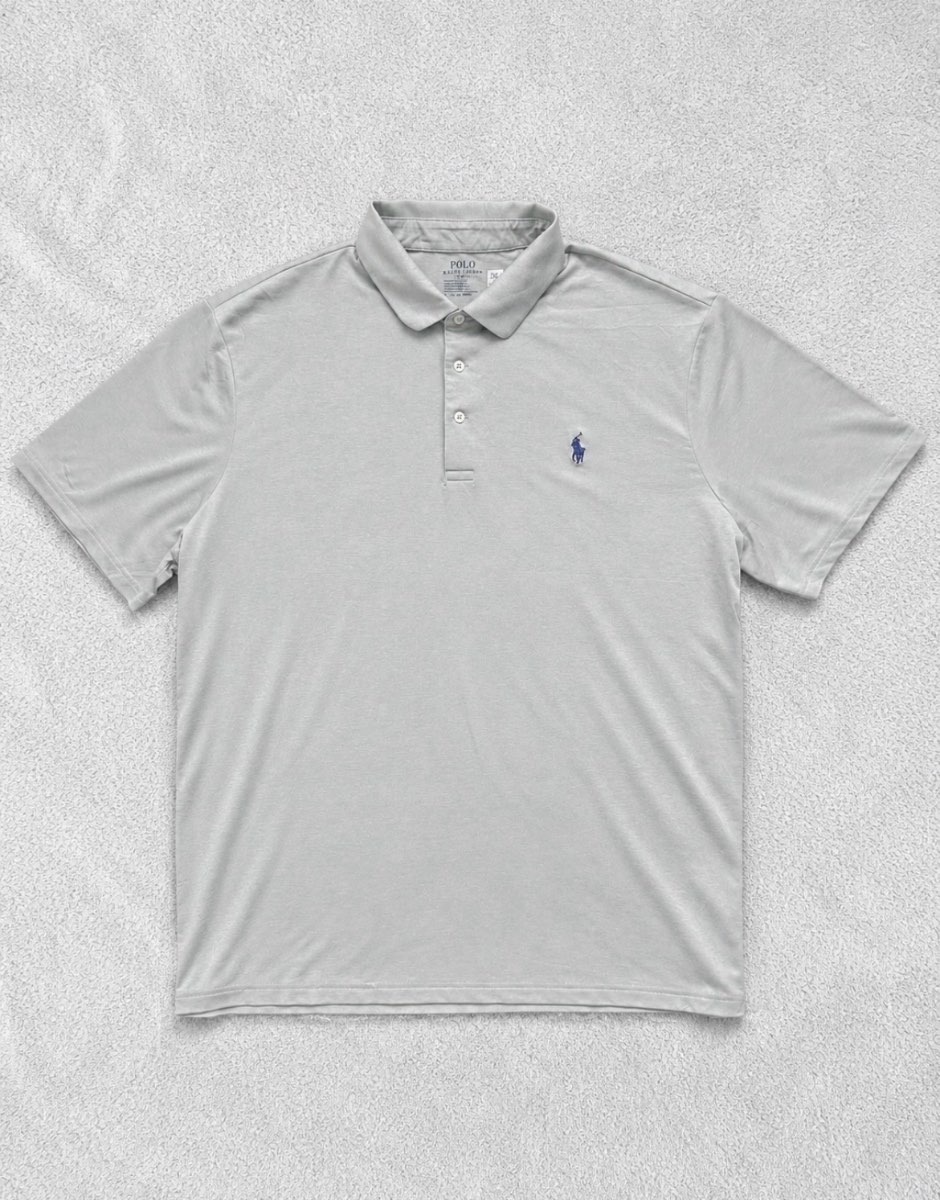 Polo Ralph Lauren “Performance” men’s Grey Polo Shirt | Size: XL | 100% Authentic