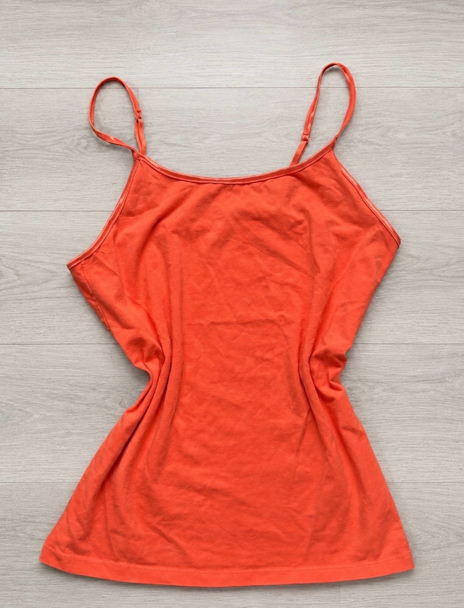 Antique 1902 Women’s Orange cotton cami top | Size: L(US) / 12-14uk | US brand