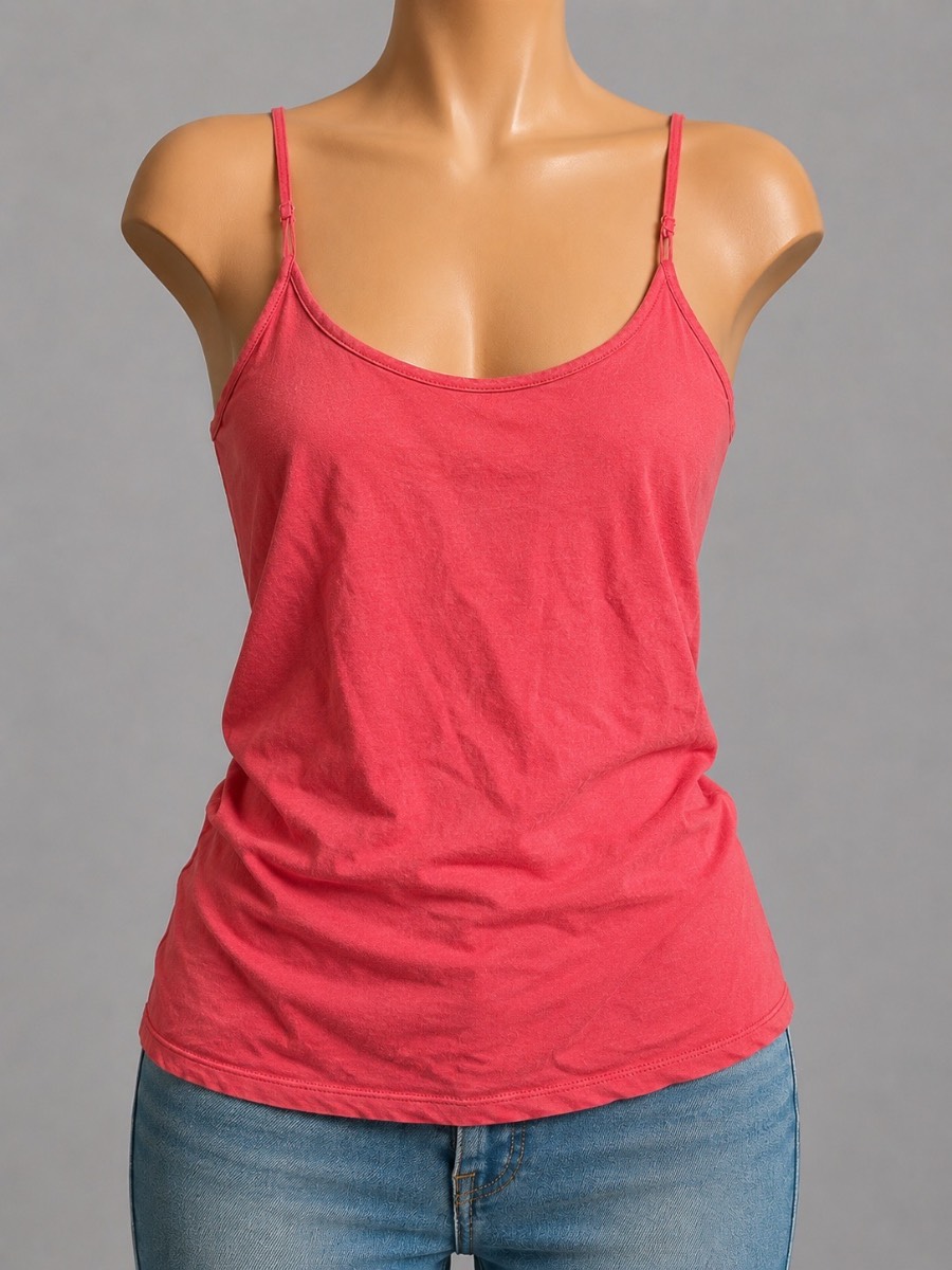 Y2K Mossimo Supply Co. Adjustable Strap pink Summer Cami Top | Size: 12-14uk