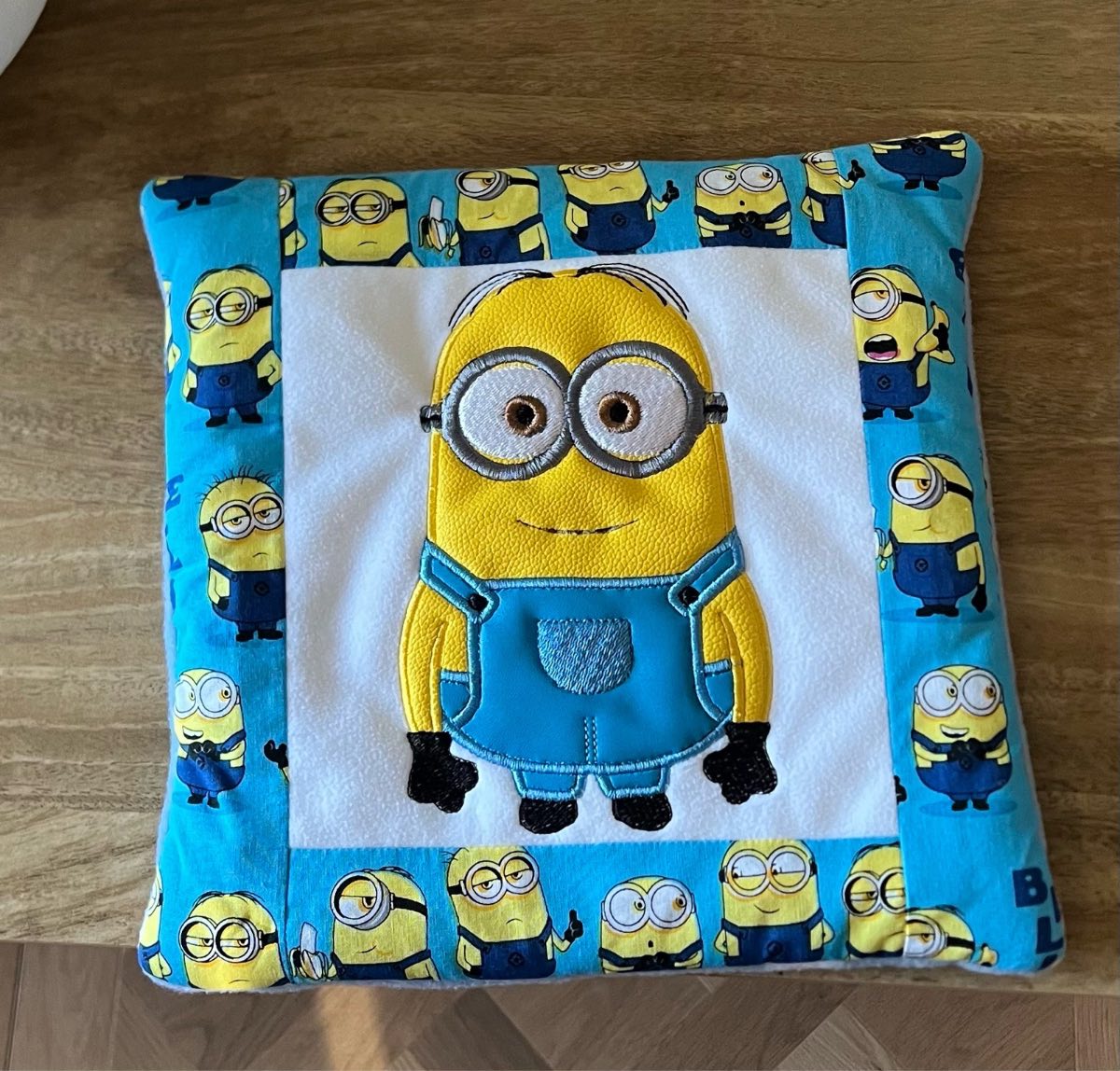 Minion sensory comforter/soother blanket