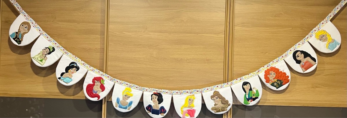 Disney princess bunting