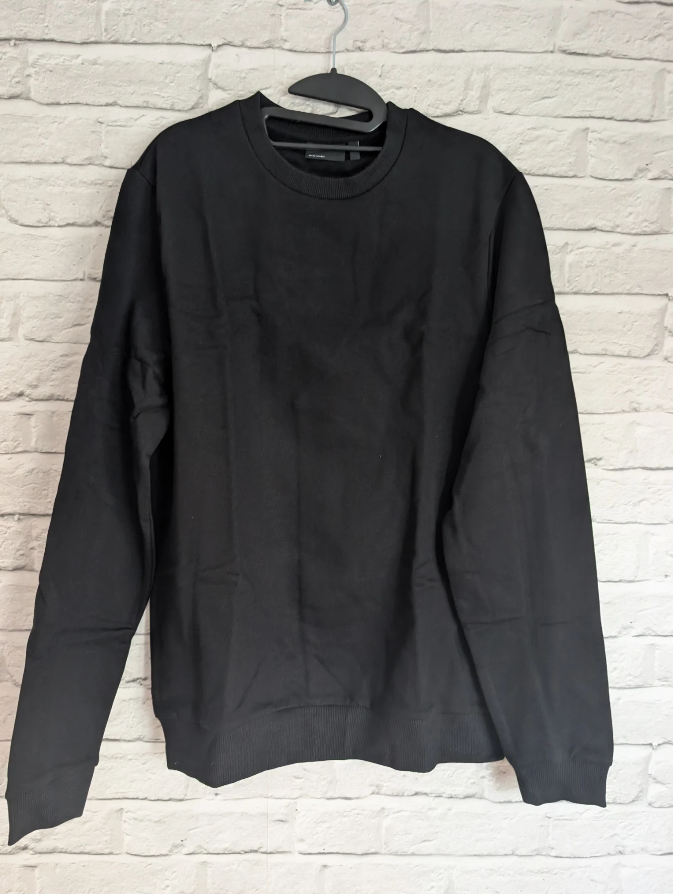 ASOS Design mens essential blank cotton crew neck sweatshirt size m Rrp 18£