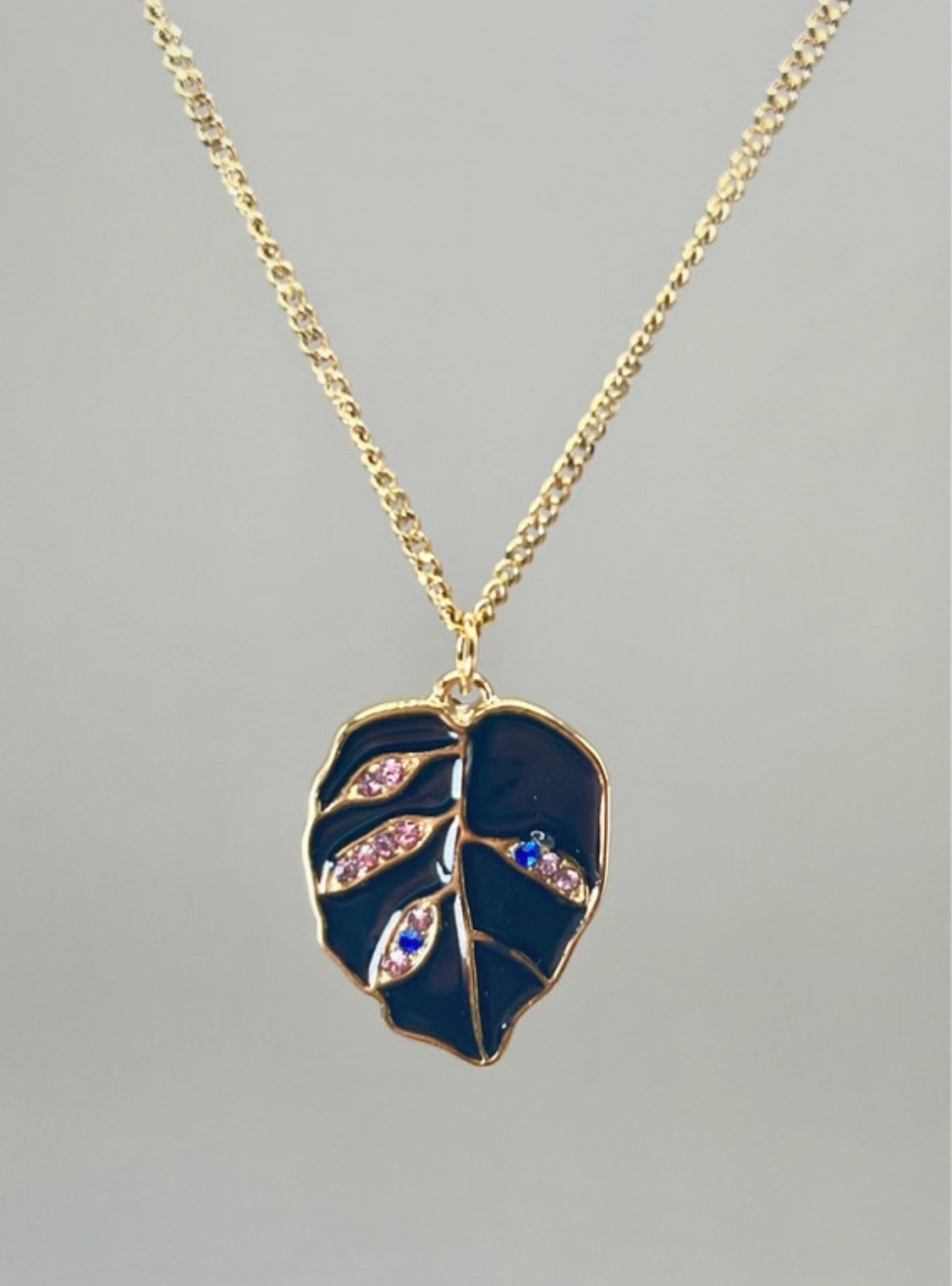 Leaf Necklace 316L stainless steel 18K Gold PVD plated premium quality