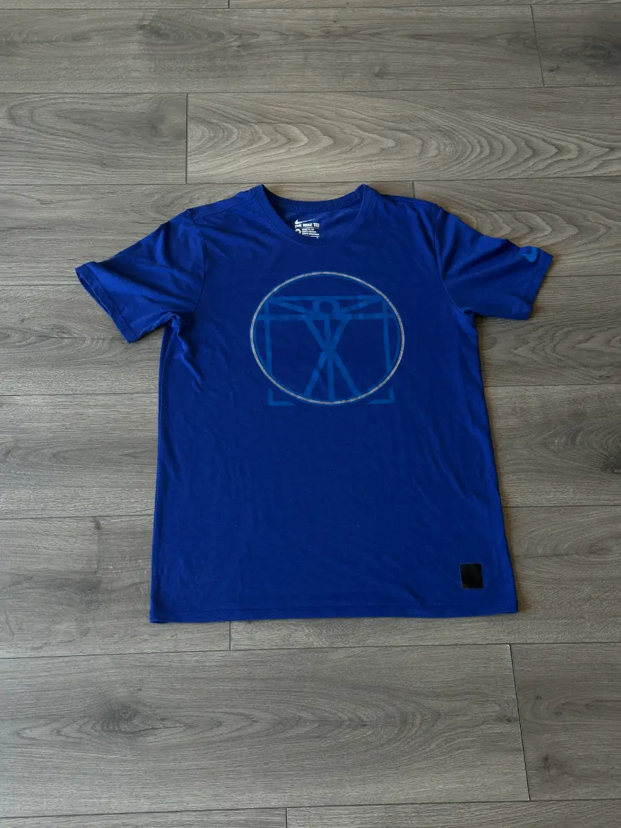 Nike Dri-Fit T-Shirt - Blue - Size M Kids - VG - #B001