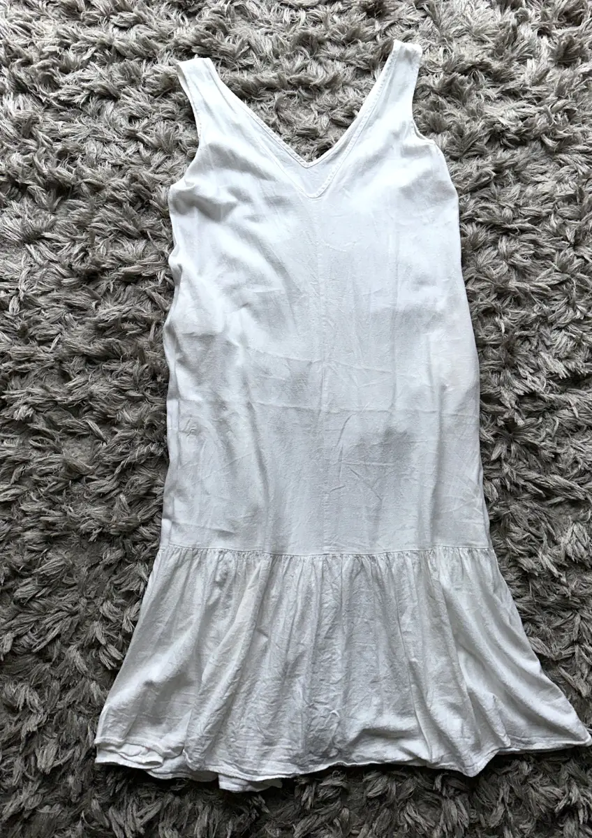 George By Asda Summer Dress - Color White - Size UK 14 - A061