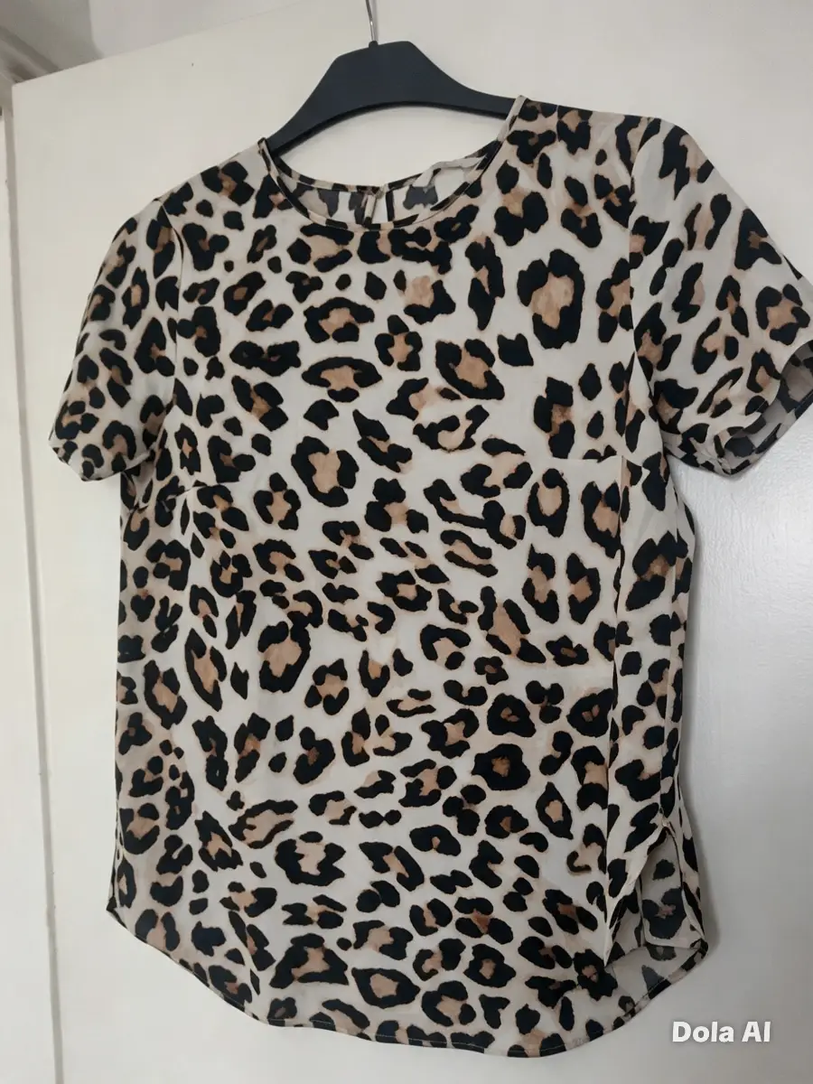 Zara animal print top U.k 12