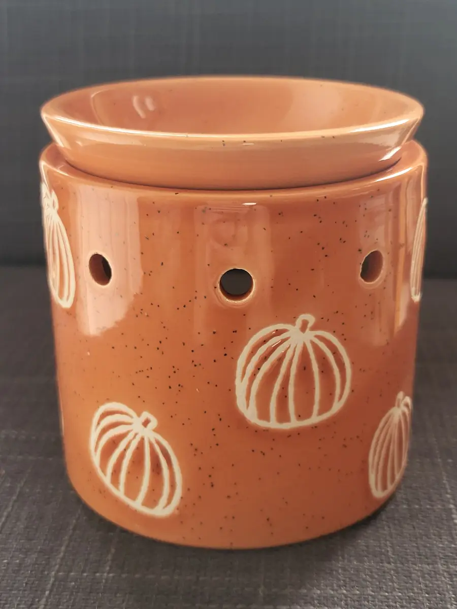 Terracotta Pumpkin Wax Melt Burner / Oil Warmer
