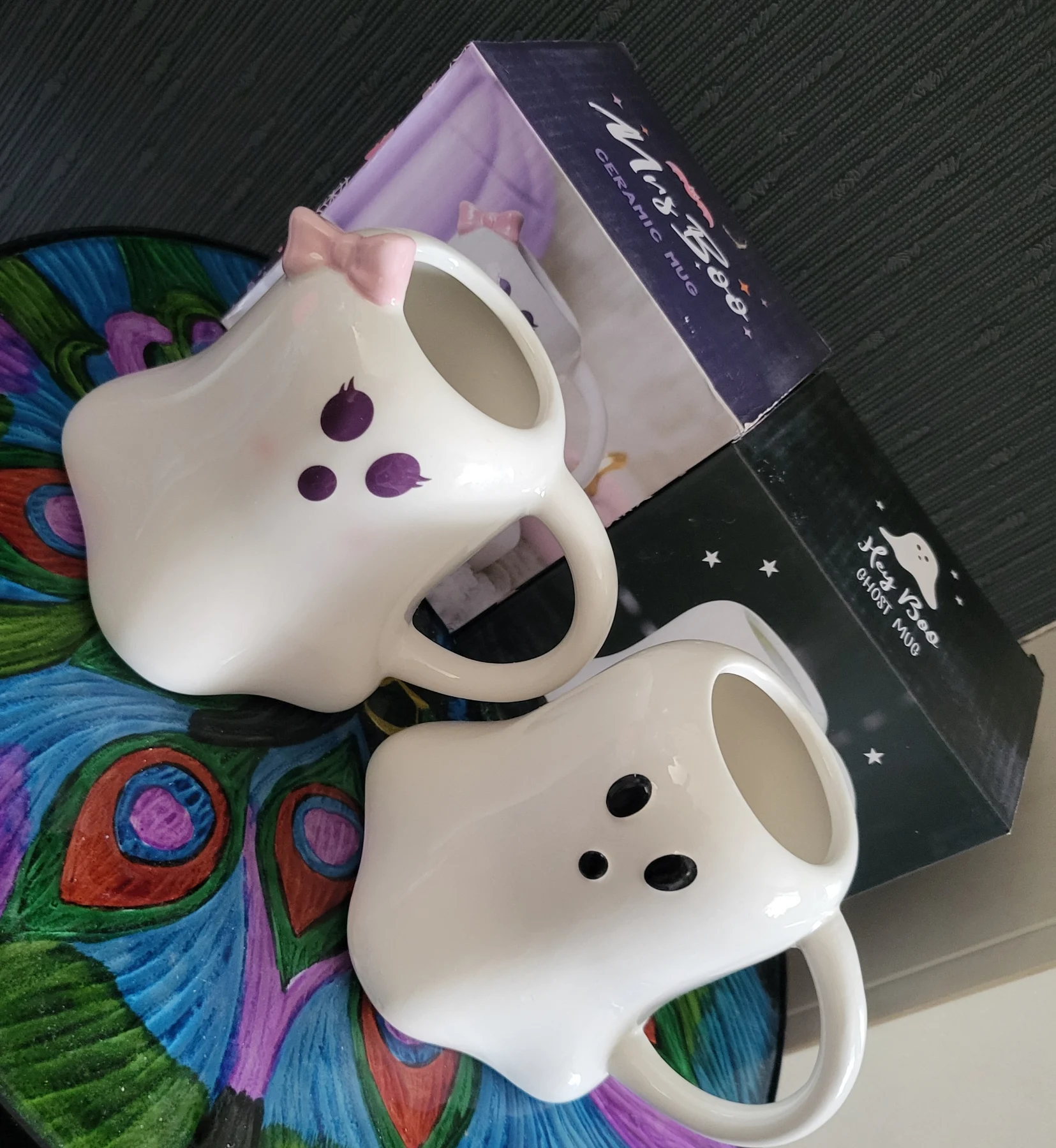 Hey Boo & Mrs Boo Ghost Mugs