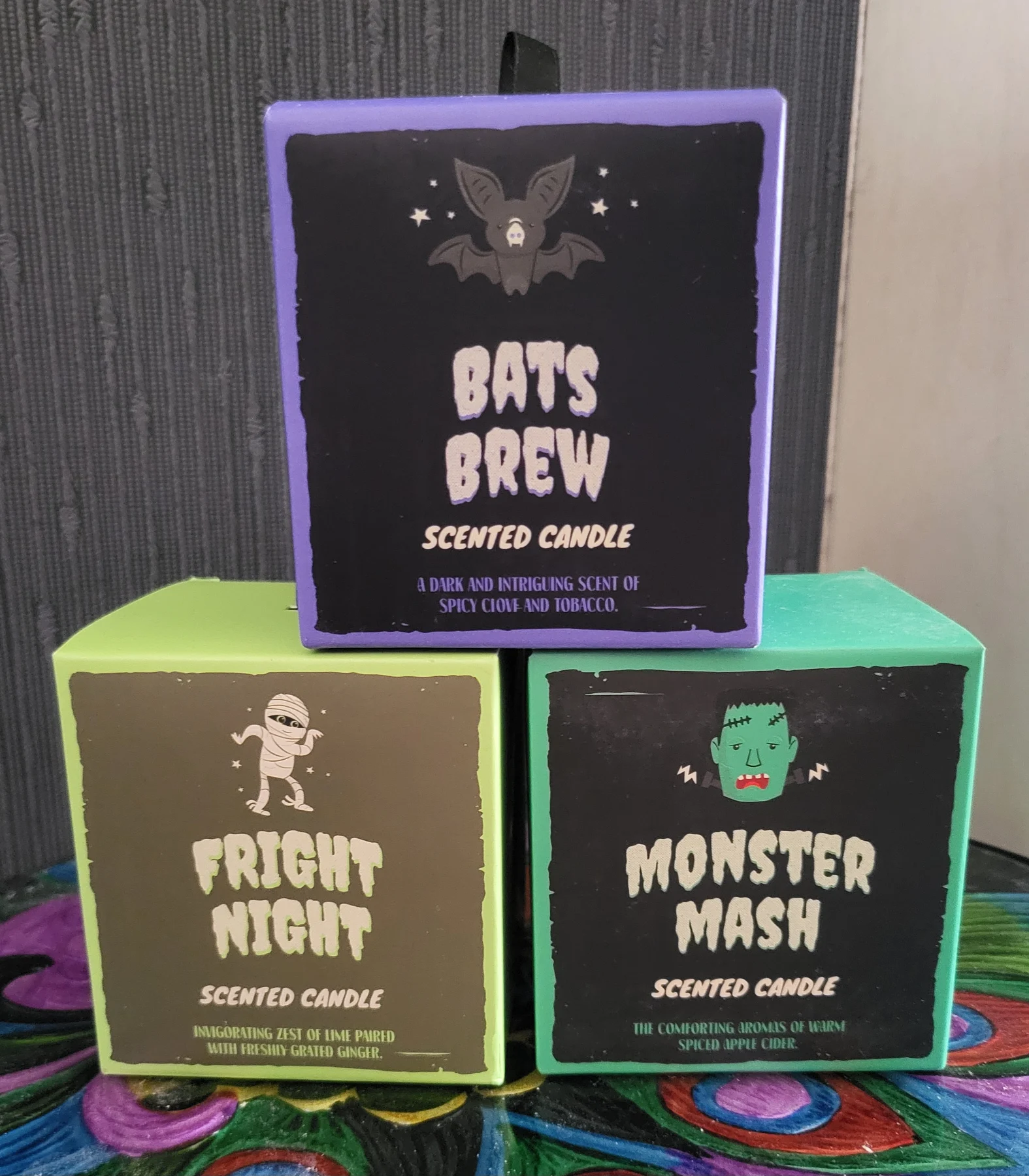 Halloween Candles x 3