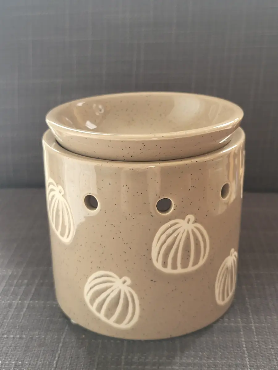 Natural Pumpkin Wax Melt Burner / Oil Warmer