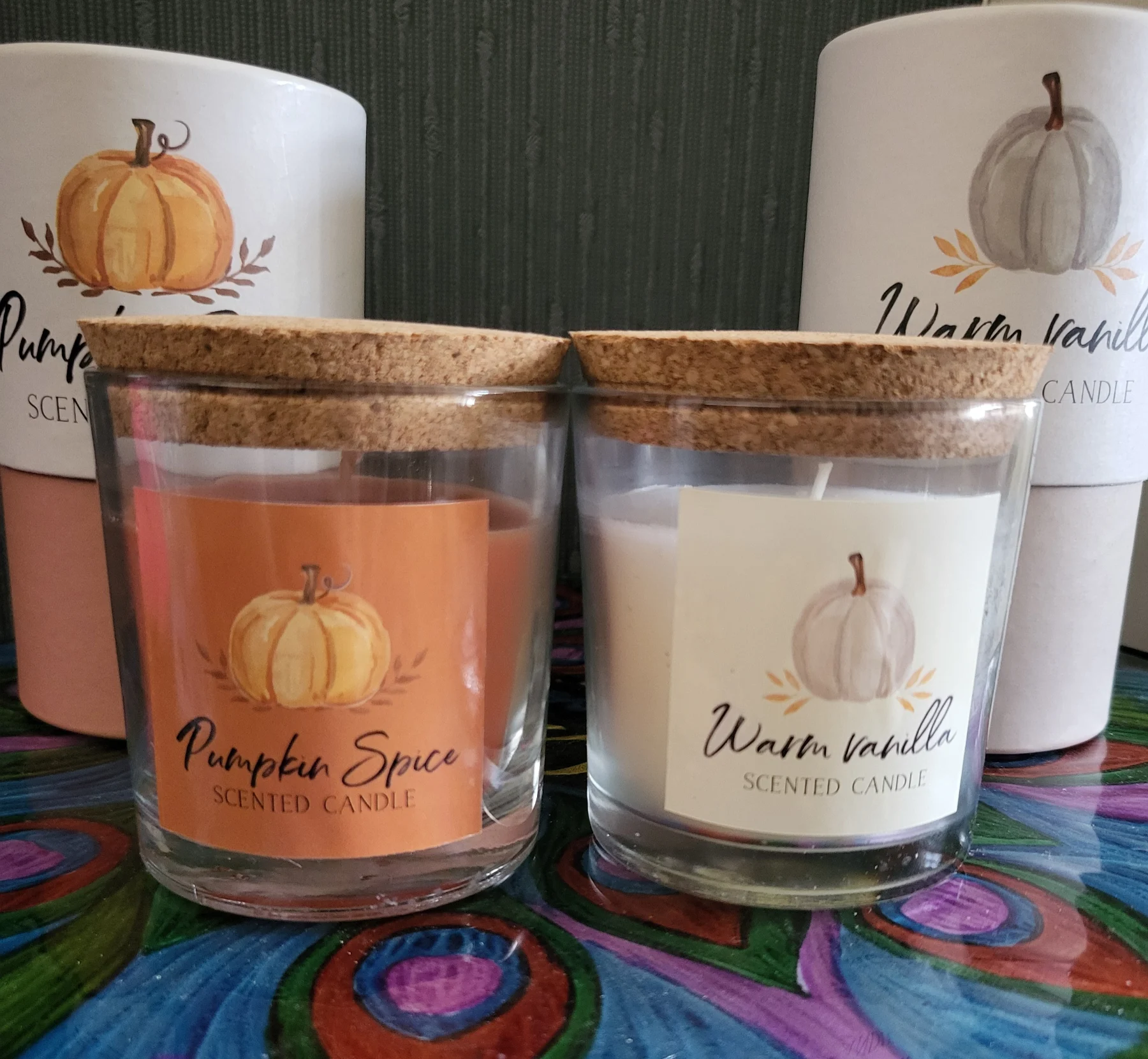 Autumn Candles x 2