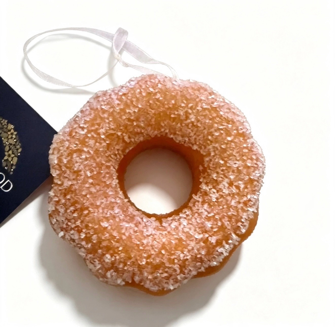 Winterwood Collection Glazed Doughnut Tree Ornament — New with Tags — Fun Festive Decoration