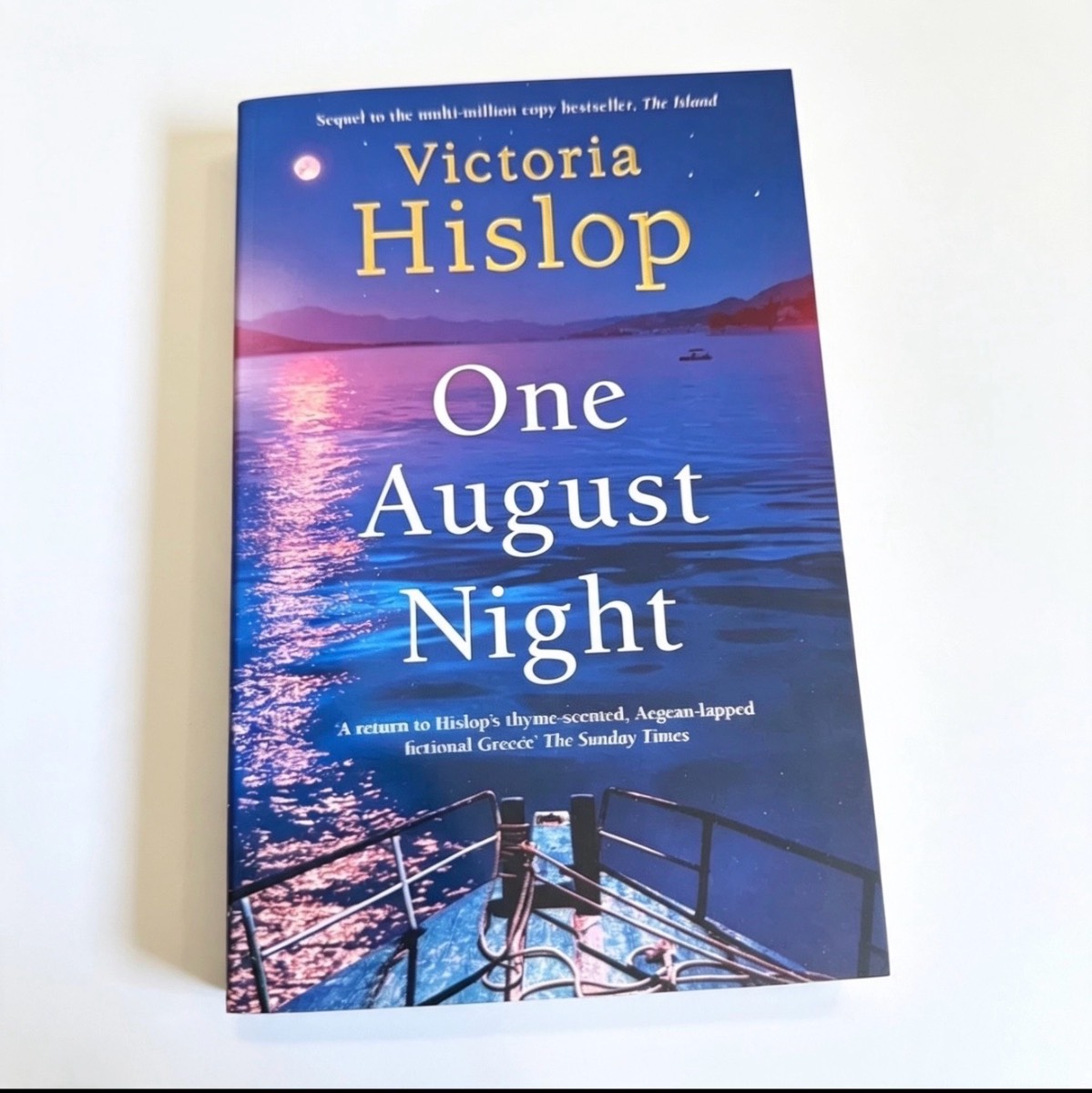 One August Night by Victoria Hislop | Sequel to The Island