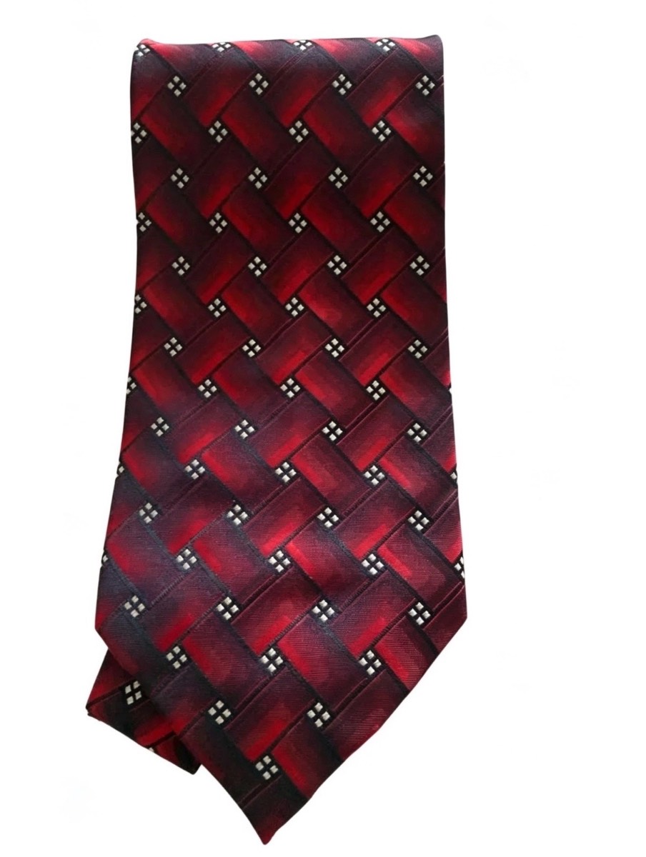 Next Men’s Red & Multi-Colour Geometric Tie
