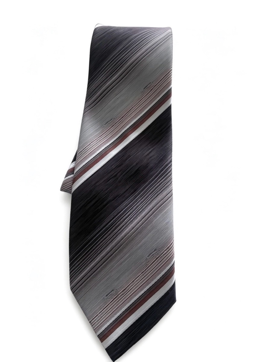 Damon Men’s Tie – Earth Tone Multicolour Stripe Polyester material