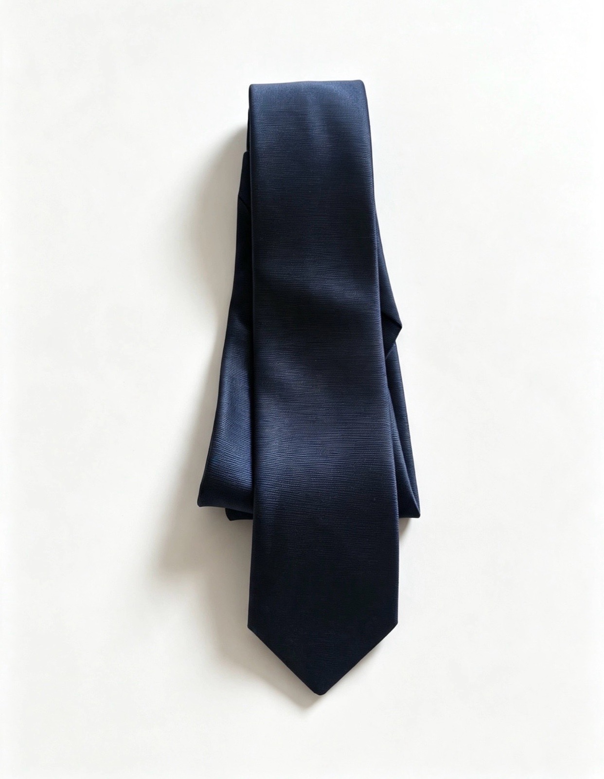 F&F Men’s Navy Blue Tie — Size 17.5in | Formal Smart Necktie