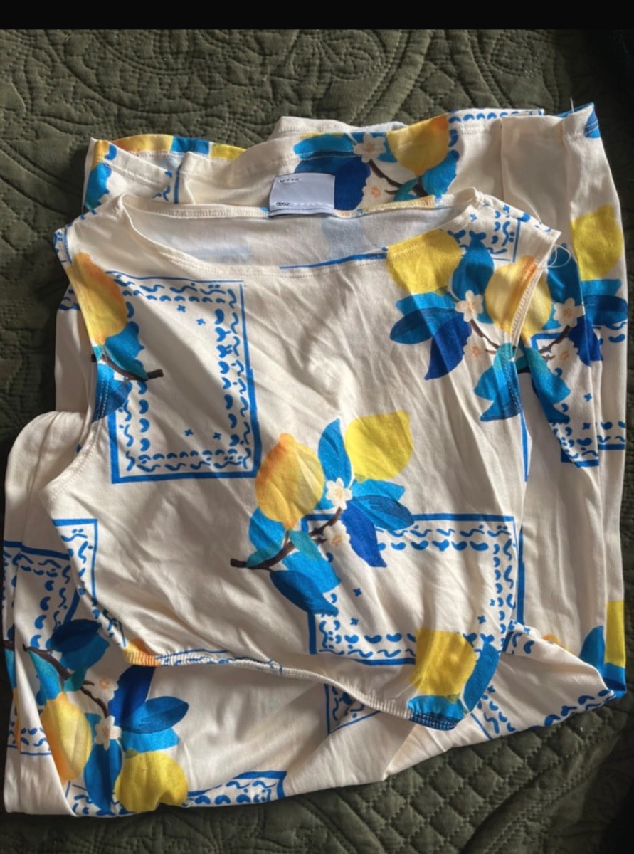 Asos lemon maxi dress cut out size 8/10