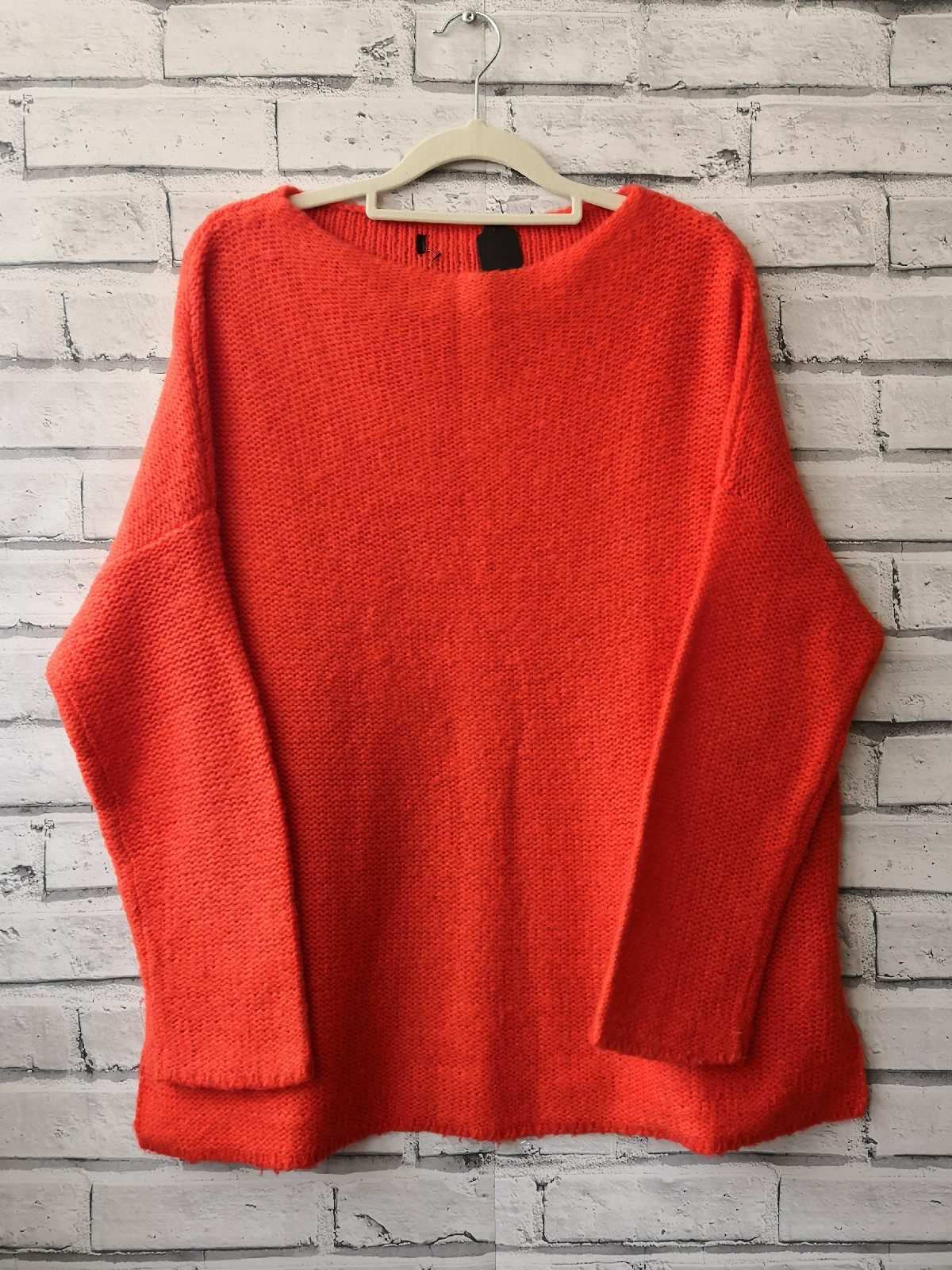 Atmosphere Women's Orange Loose Fit Jumper Long Sleeves Size 12 (LC03)