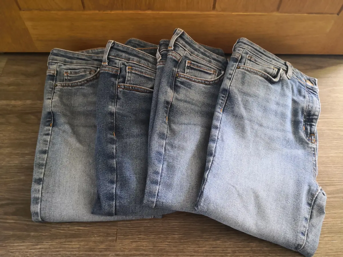 4 x M&Co Women's Skinny Jeans Bundle Size 12L Blue (N2) Good Condition