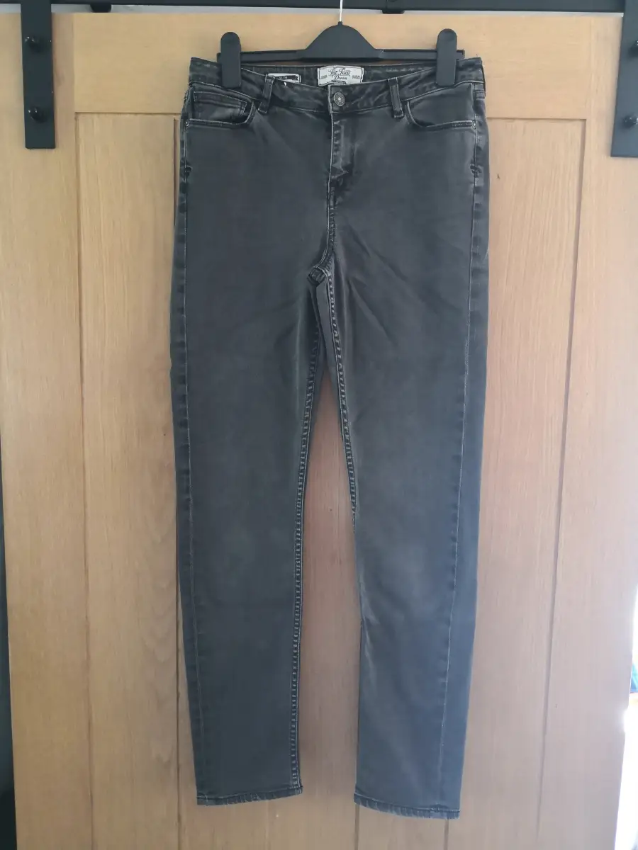 Fat Face Women's Grey Skinny Jeans Size 10R Slim Fit (N)