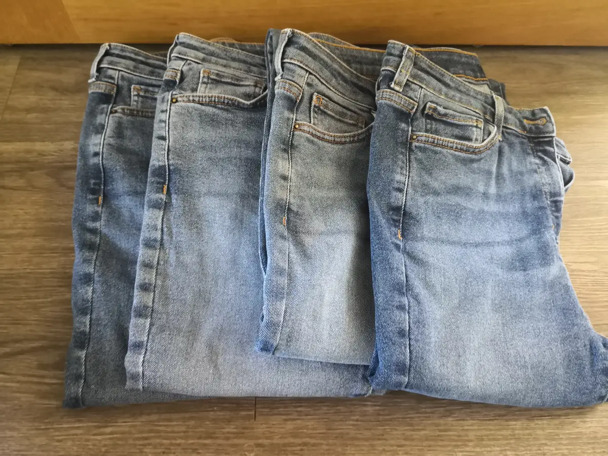 4 x Women's Skinny Jeans M&Co Size 12 Blue Denim (N1