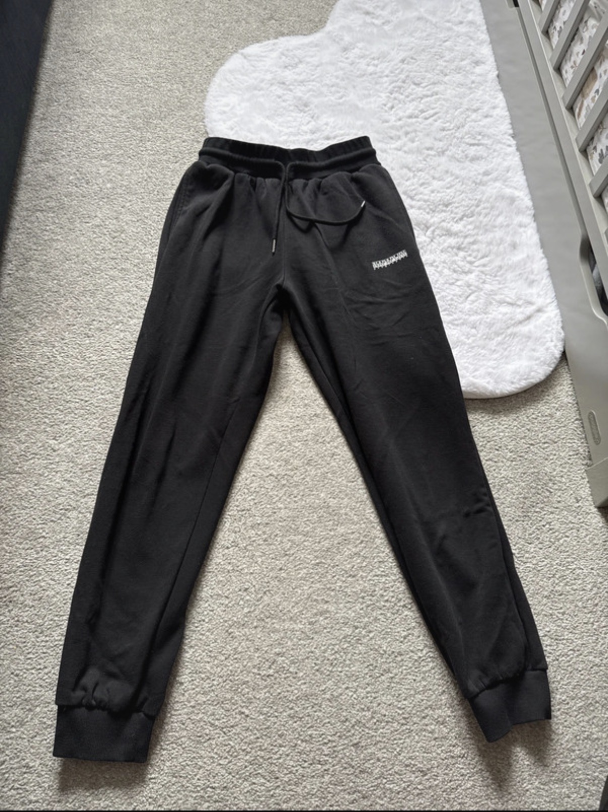 Size S Napapijri Geographic Black Joggers G