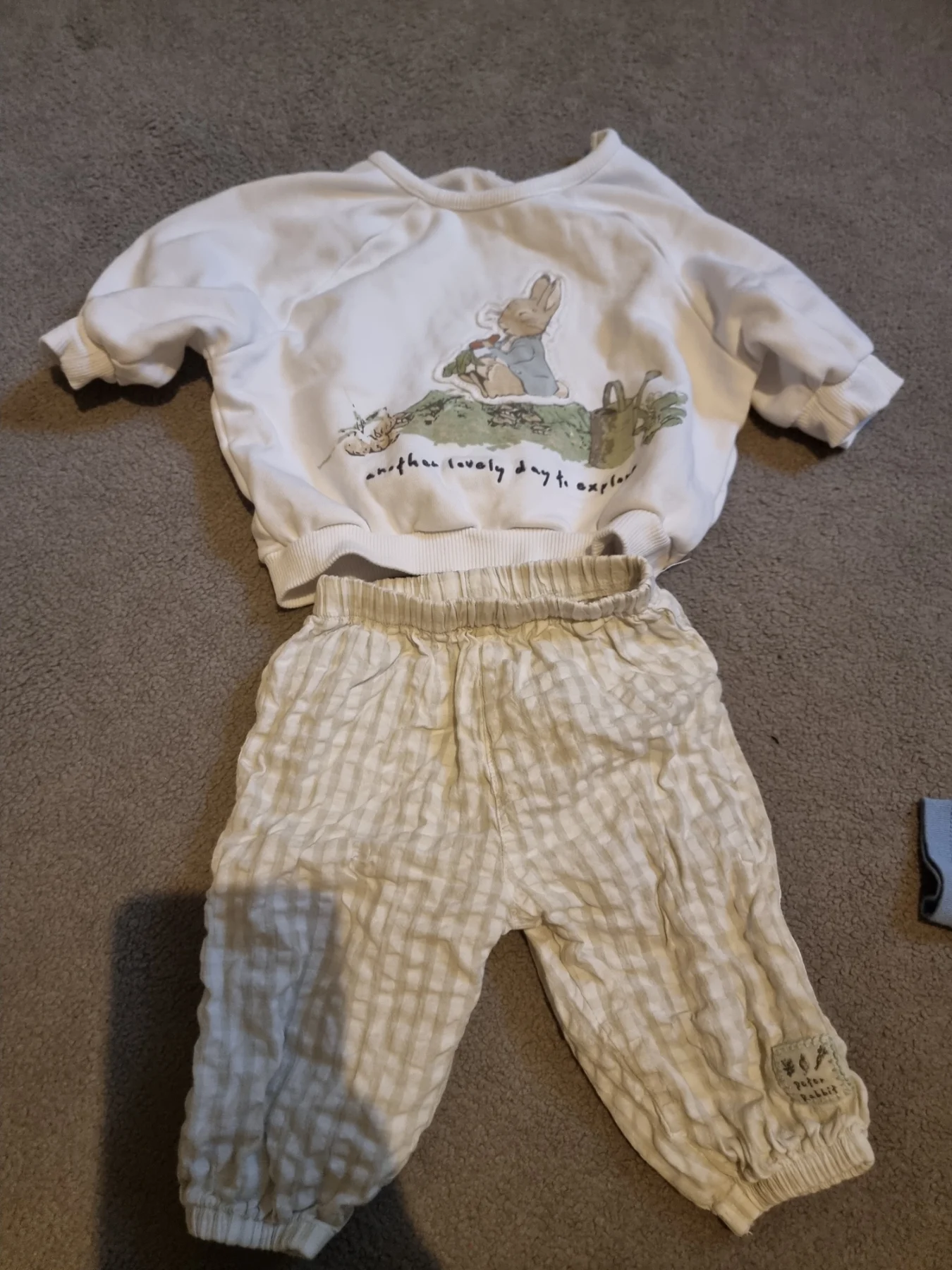 Peter rabbit 0-3 month outfit