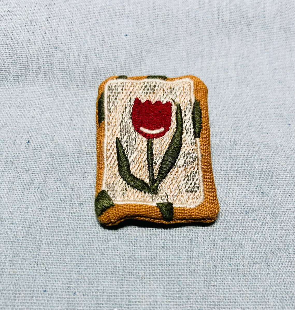 Small fabric brooch