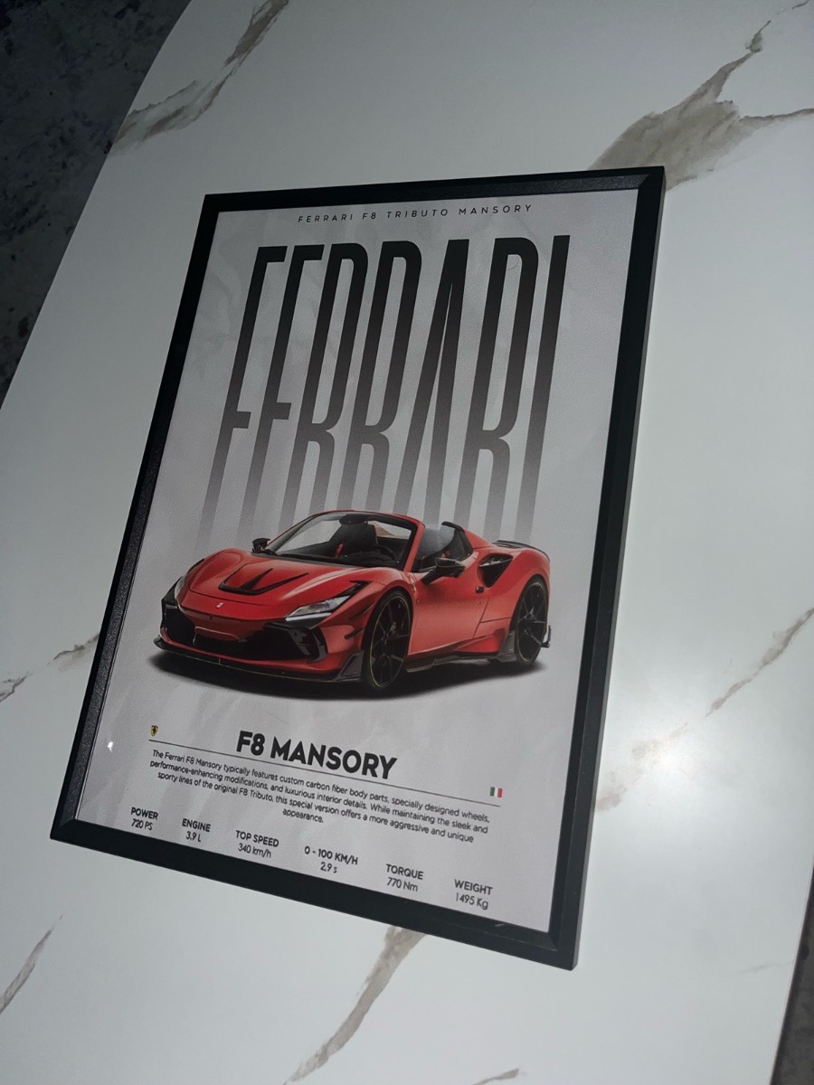 Ferrari F8 Mansory Art